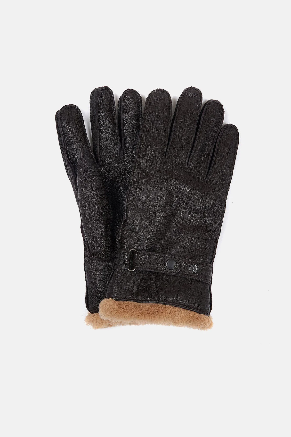 Leather Utility Gloves - BROWN