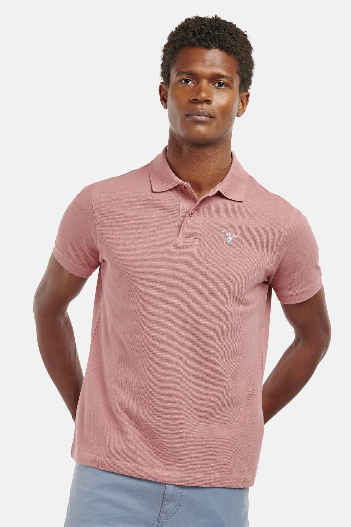 Sports Polo Shirt - FADED PINK