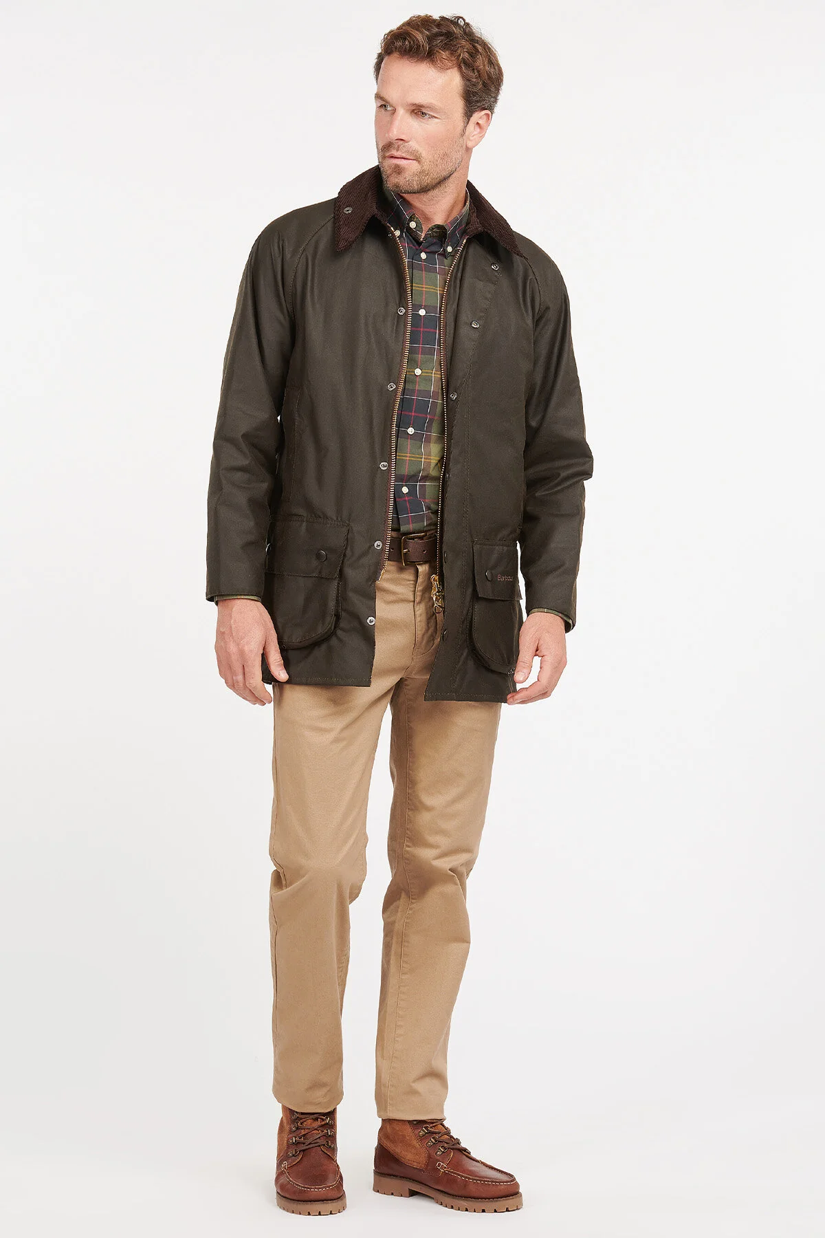 Classic Beaufort Wax Jacket - OLIVE