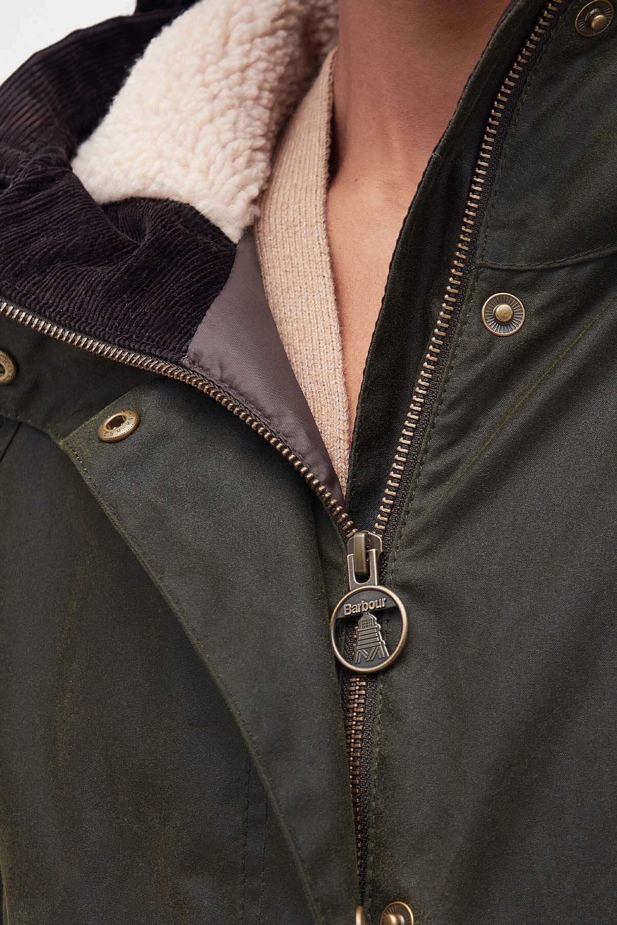 Colworth Wax Jacket - ARCHIVE OLIVE//COFFE