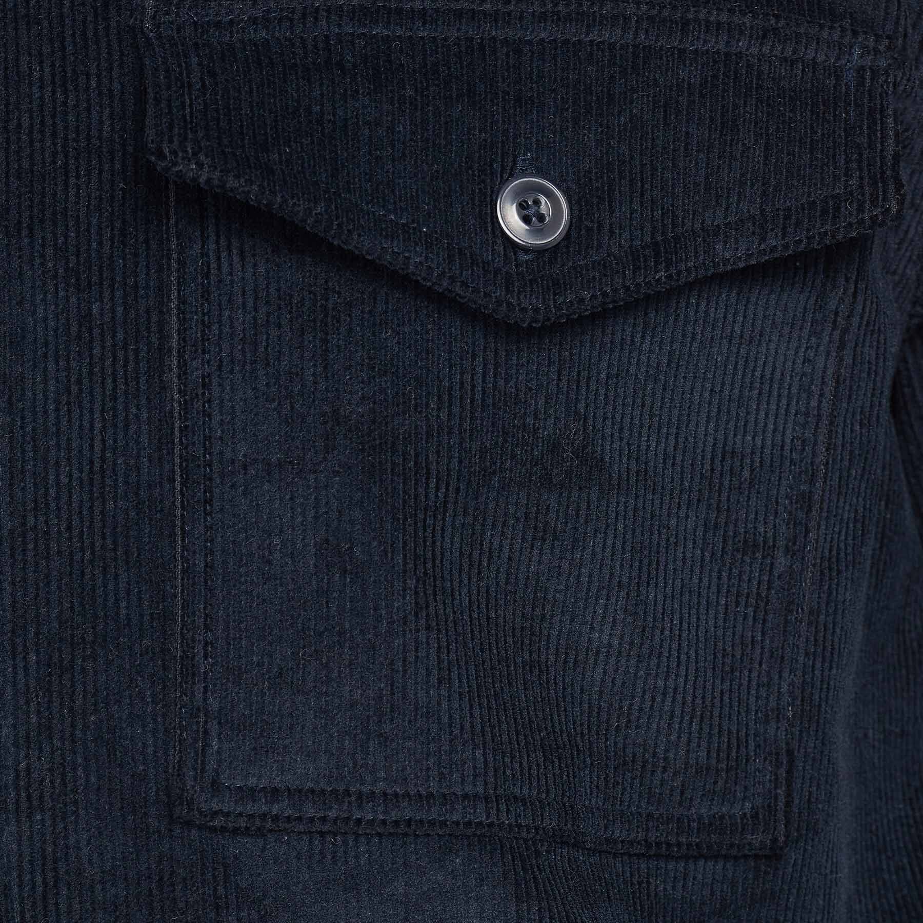 Cord Overshirt - NAVY