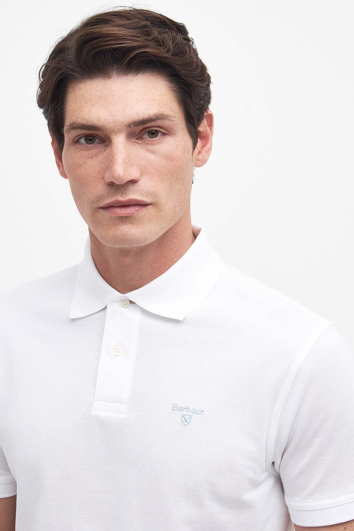 Lightweight Sports Polo Shirt - WHITE
