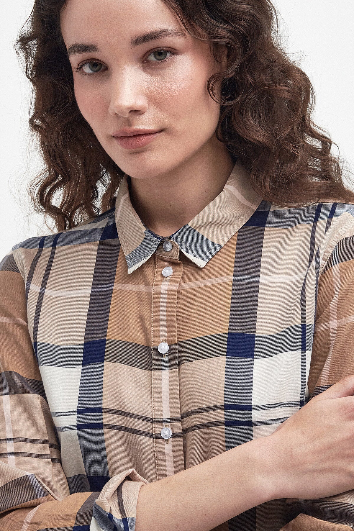 Bredon Shirt - PRIMROSE HESSIAN TAR