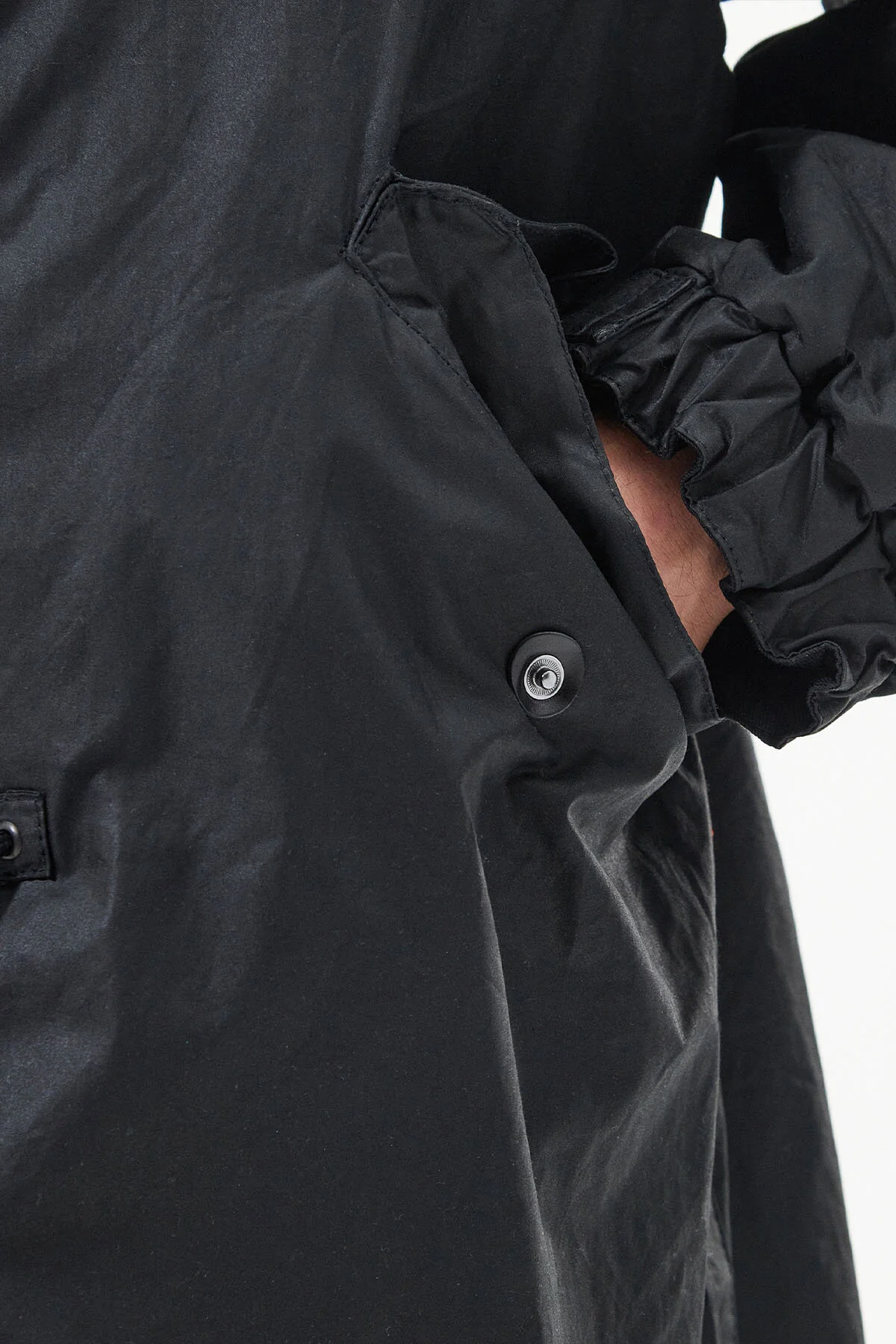 Torrent Wax Parka Jacket - BLACK