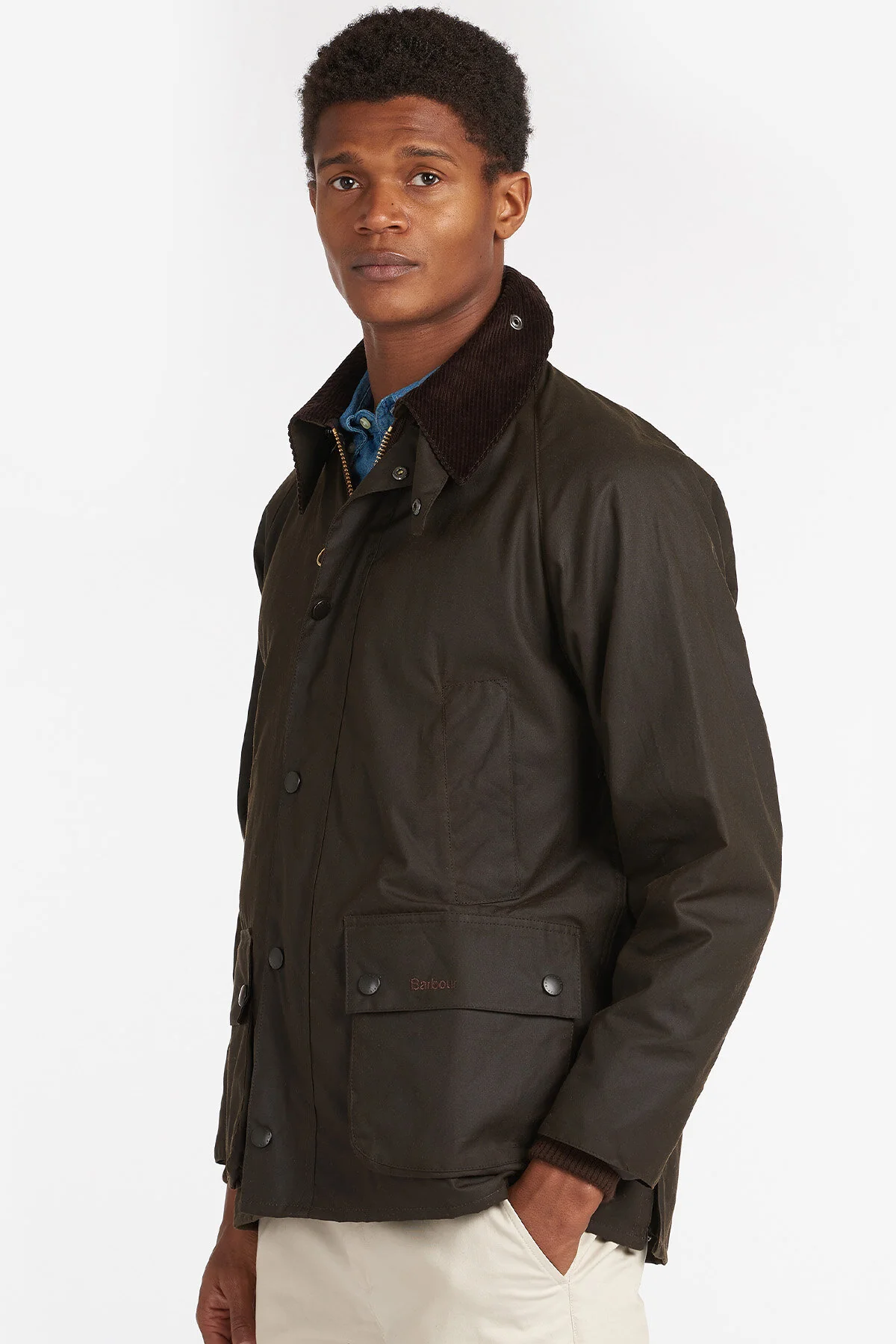 Classic Bedale Wax Jacket - OLIVE