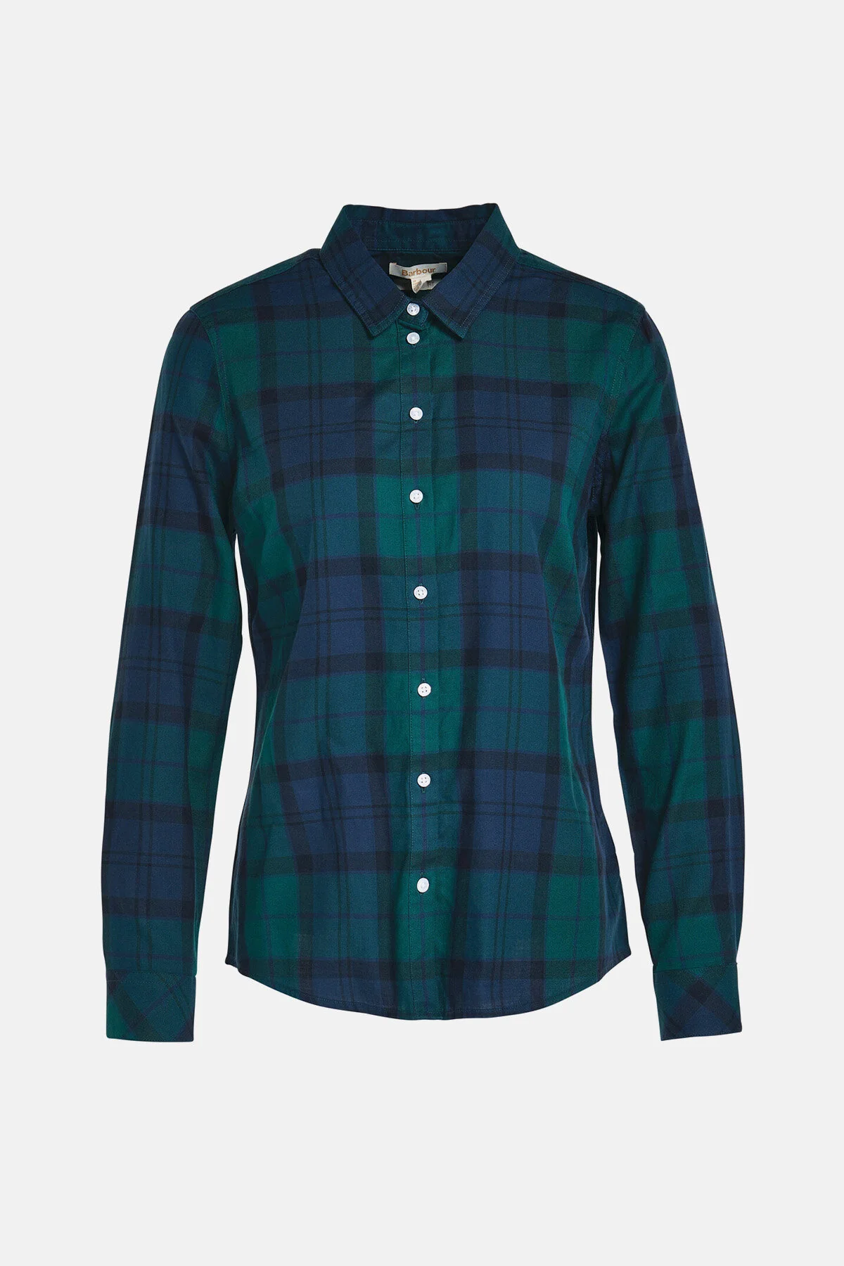 Bredon Shirt - BLACK/SAGE TARTAN