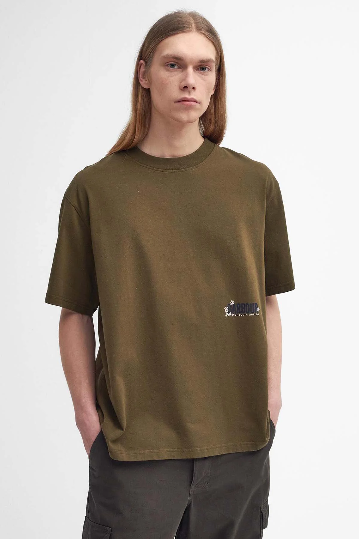 Leonard Oversized Graphic T-Shirt - LIGHT SAGE
