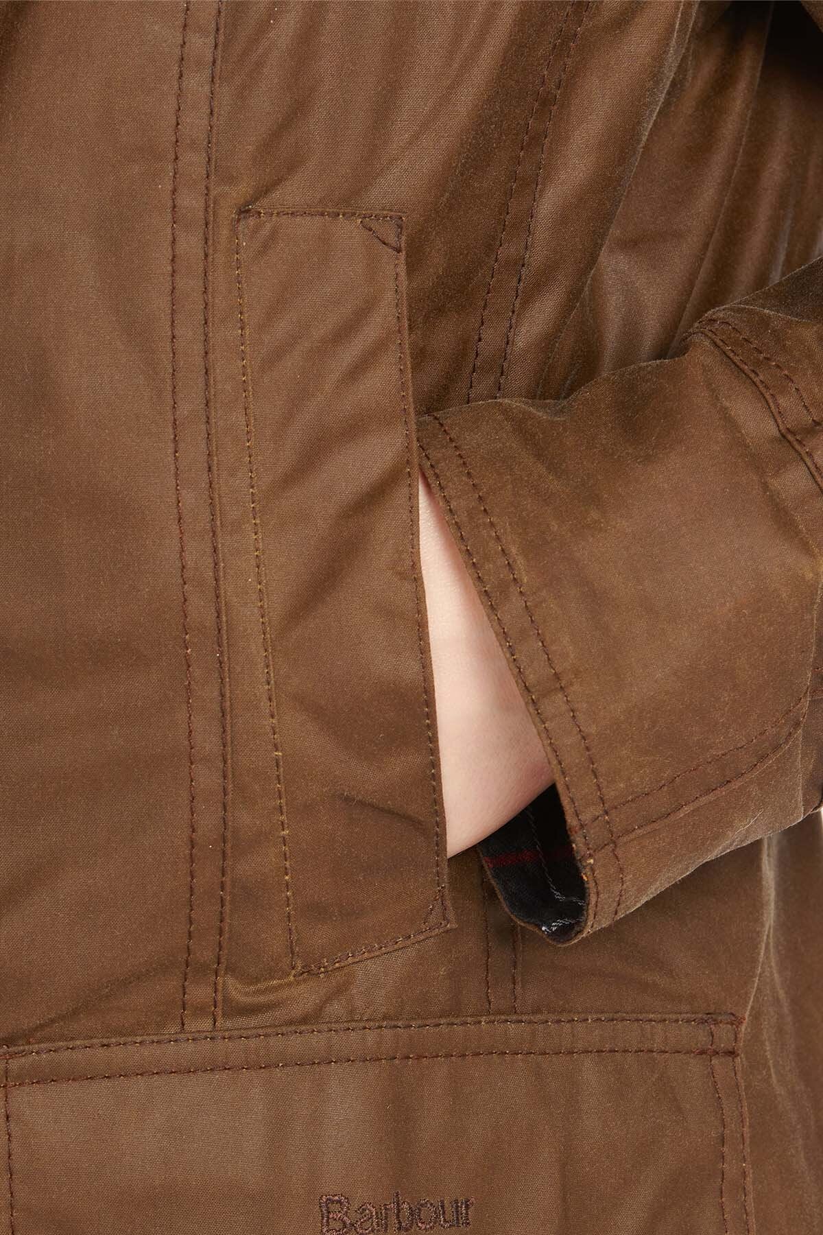 Beadnell Wax Jacket - BARK