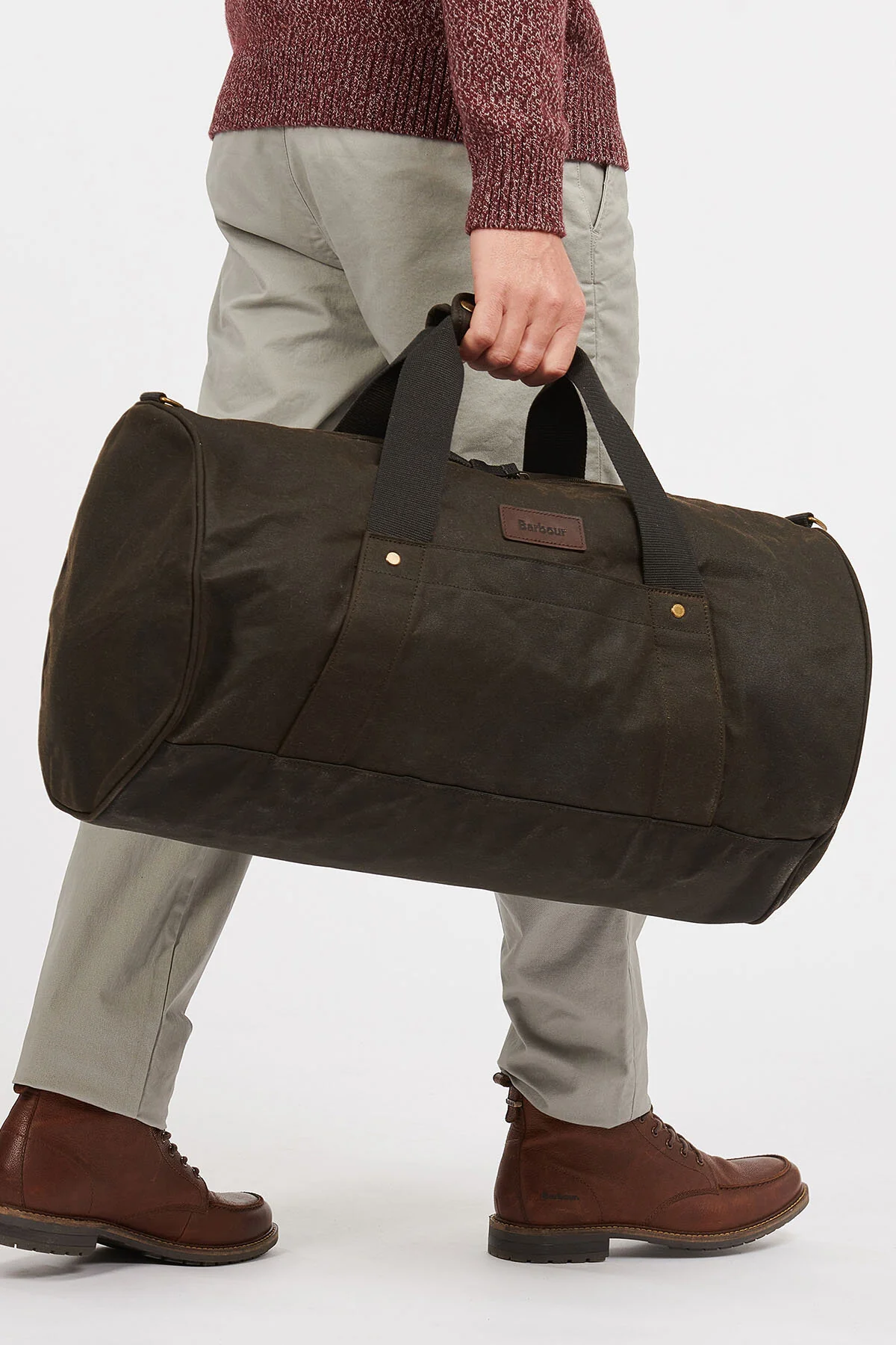 Explorer Wax Duffle Bag - OLIVE