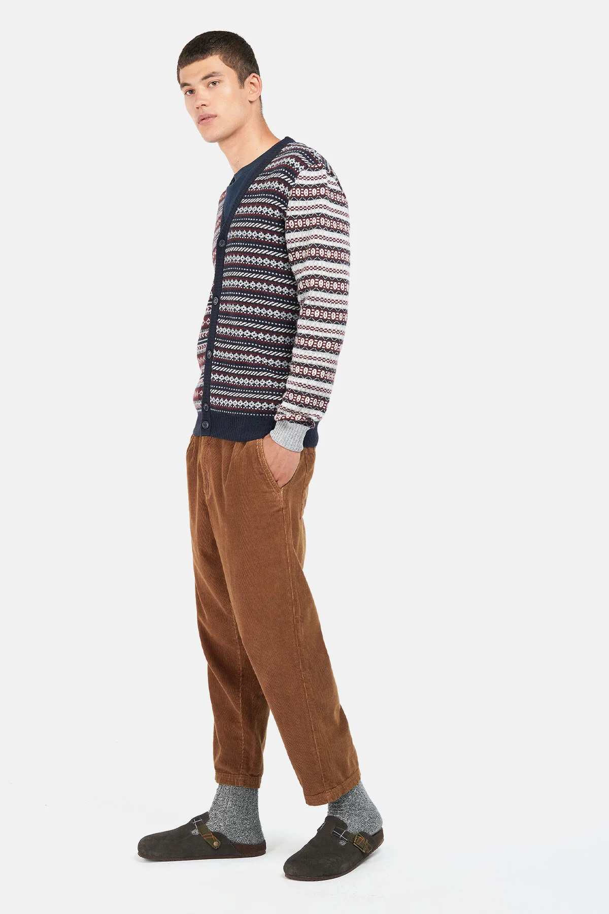 Burley Cardigan - GREY MARL