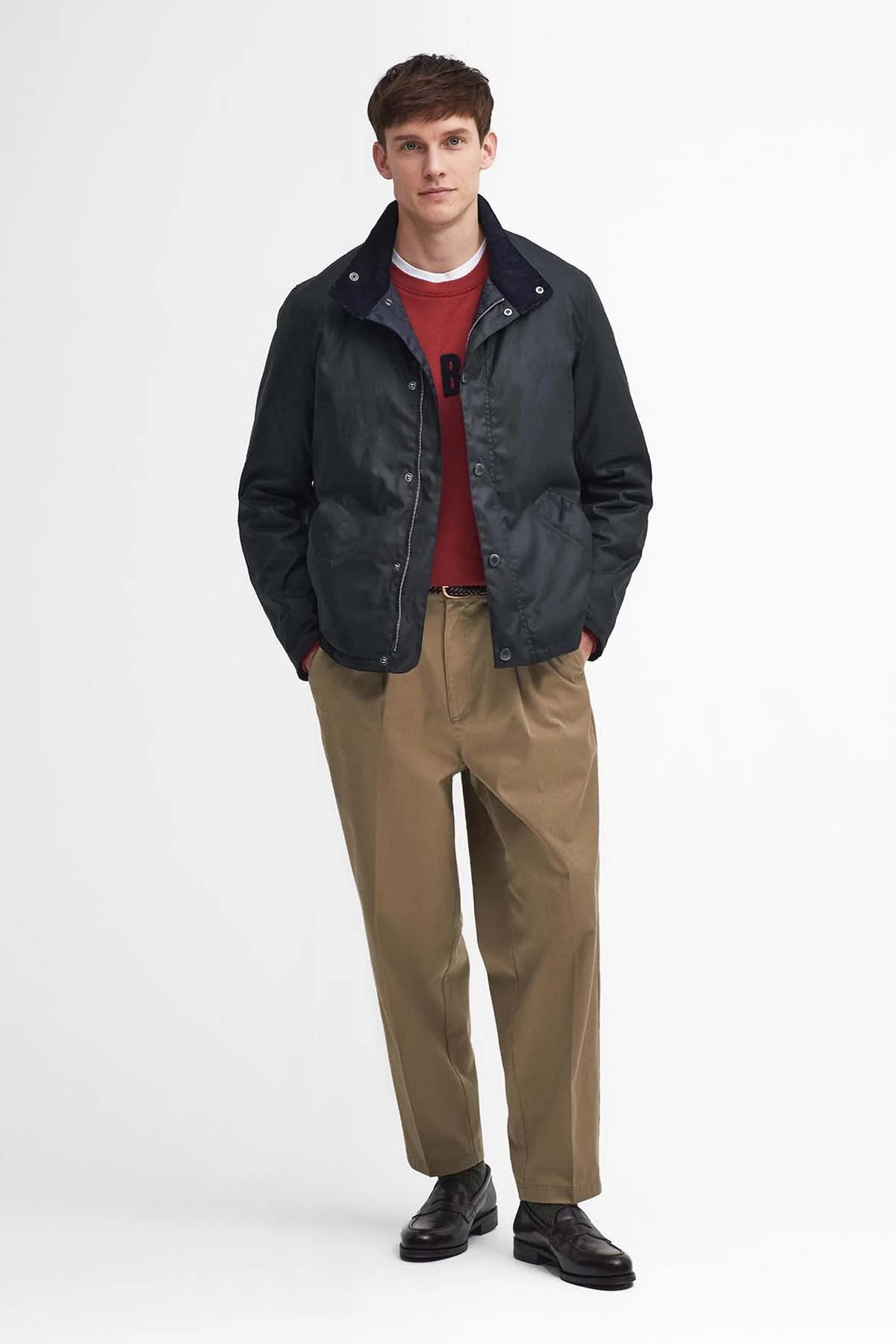 Tarnport Waxed Jacket - NAVY