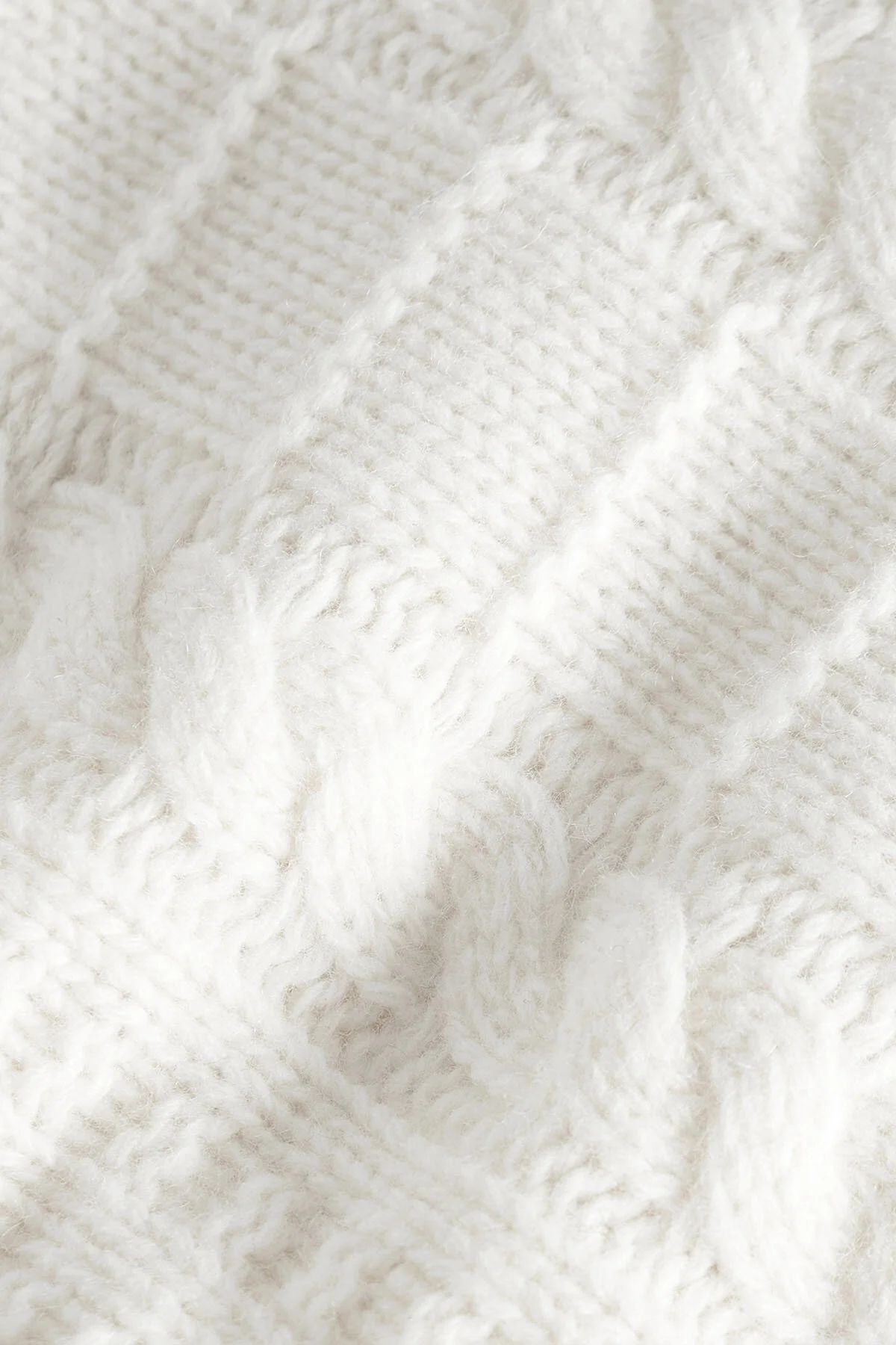 Foremast Knitted Crew Neck Jumper - WHISPER WHITE