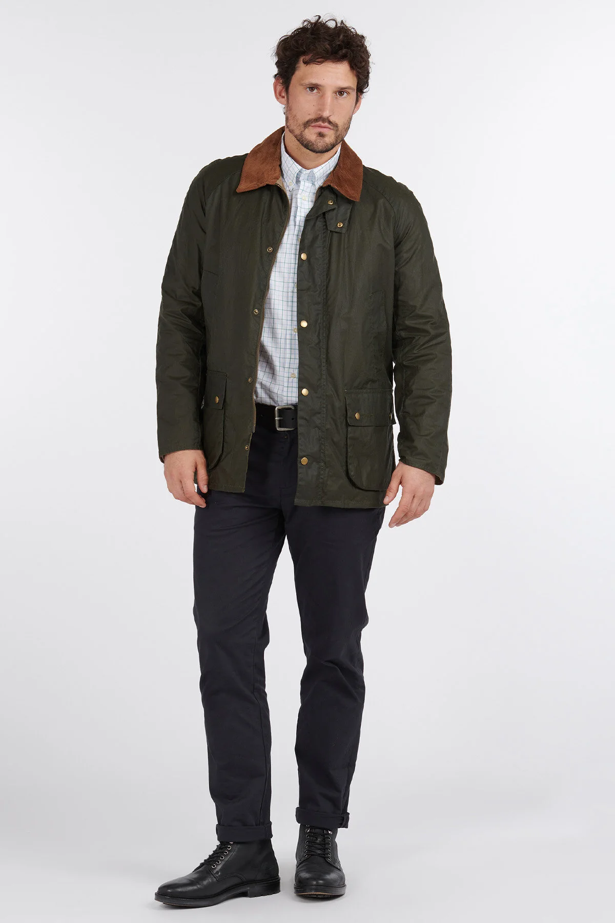 Lightweight Ashby Wax Jacket - ARCHIVE OLIVE
