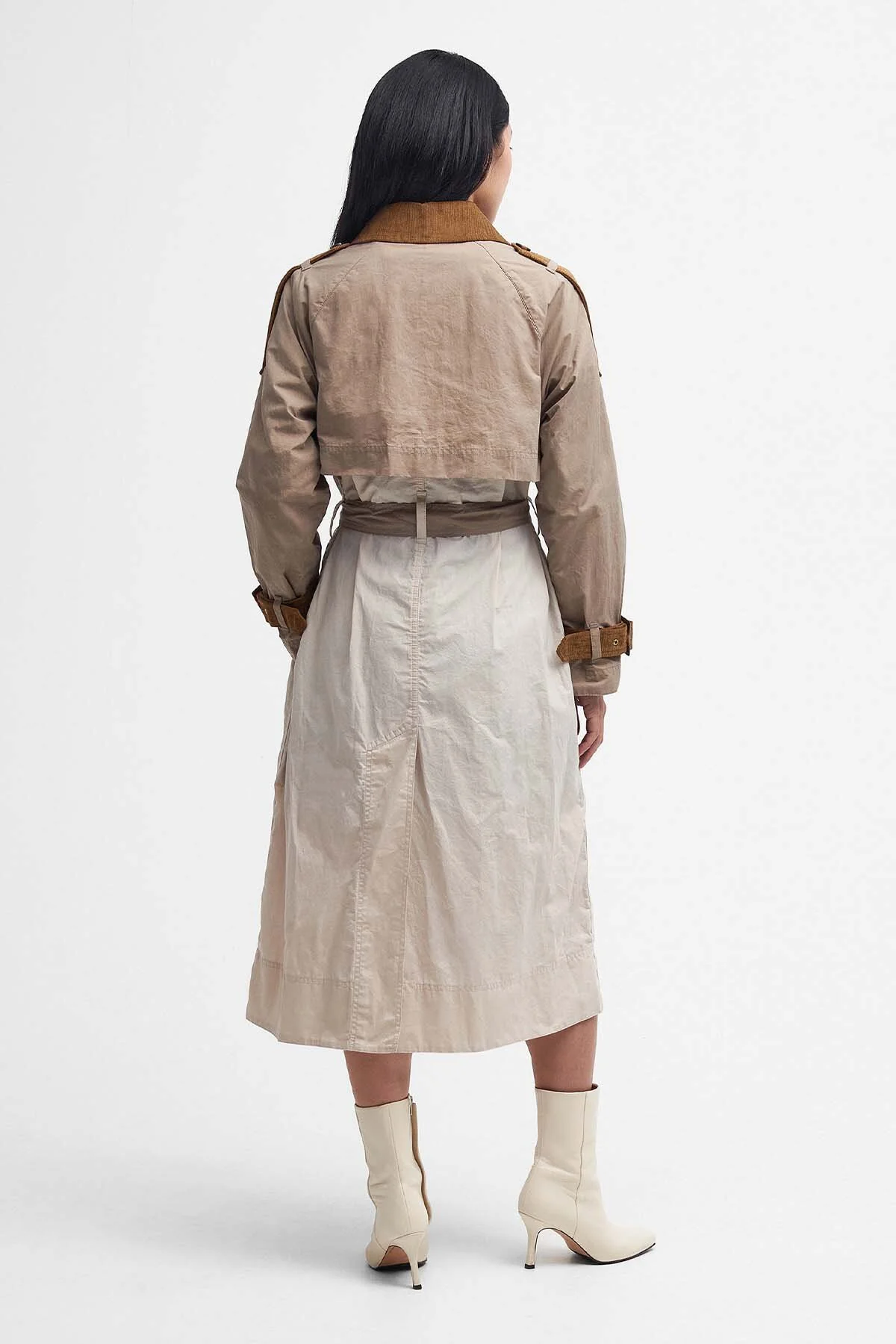 Ingleby Showerproof Trench Coat - OATMEAL/SUMMER NAVY