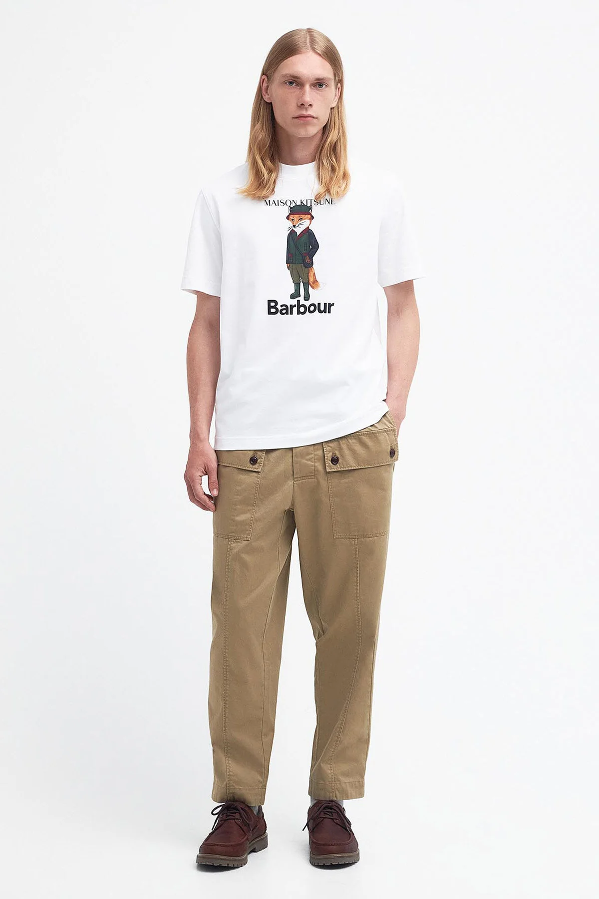 Beaufort Fox T-Shirt - WHITE