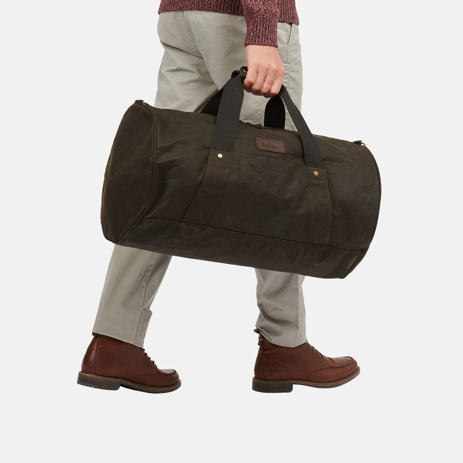 Explorer Wax Duffle Bag - OLIVE