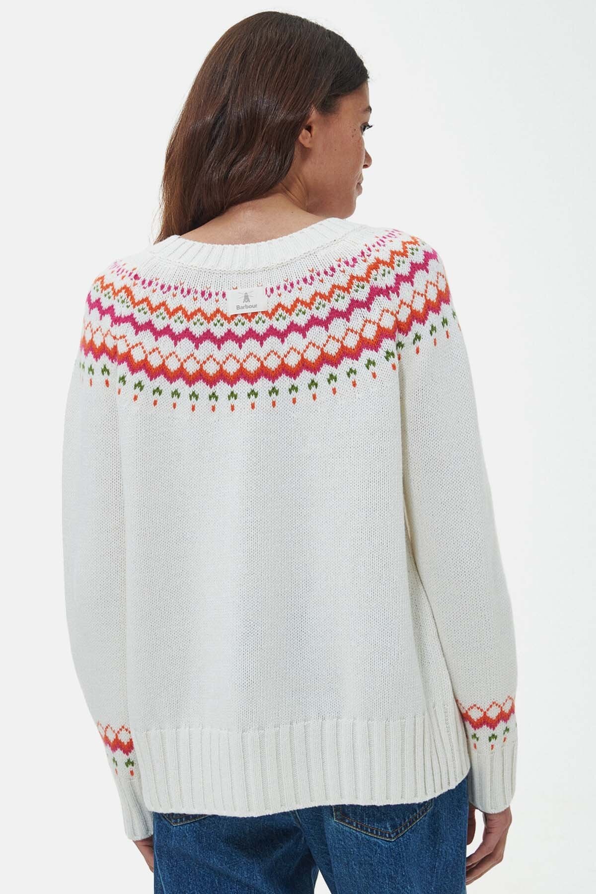 Tidal Crew Neck Knitted Jumper - ARAN