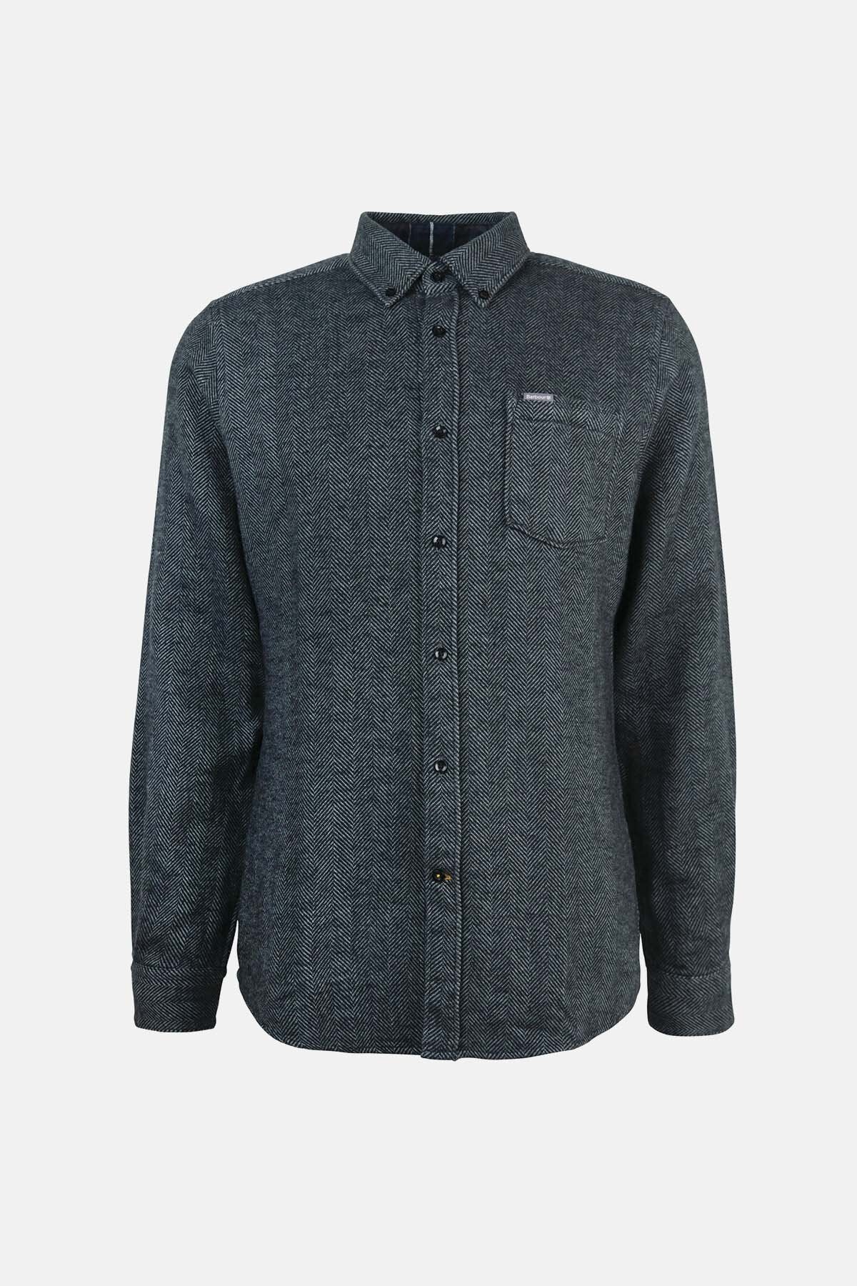 Robertson Tailored Shirt - GREY MARL