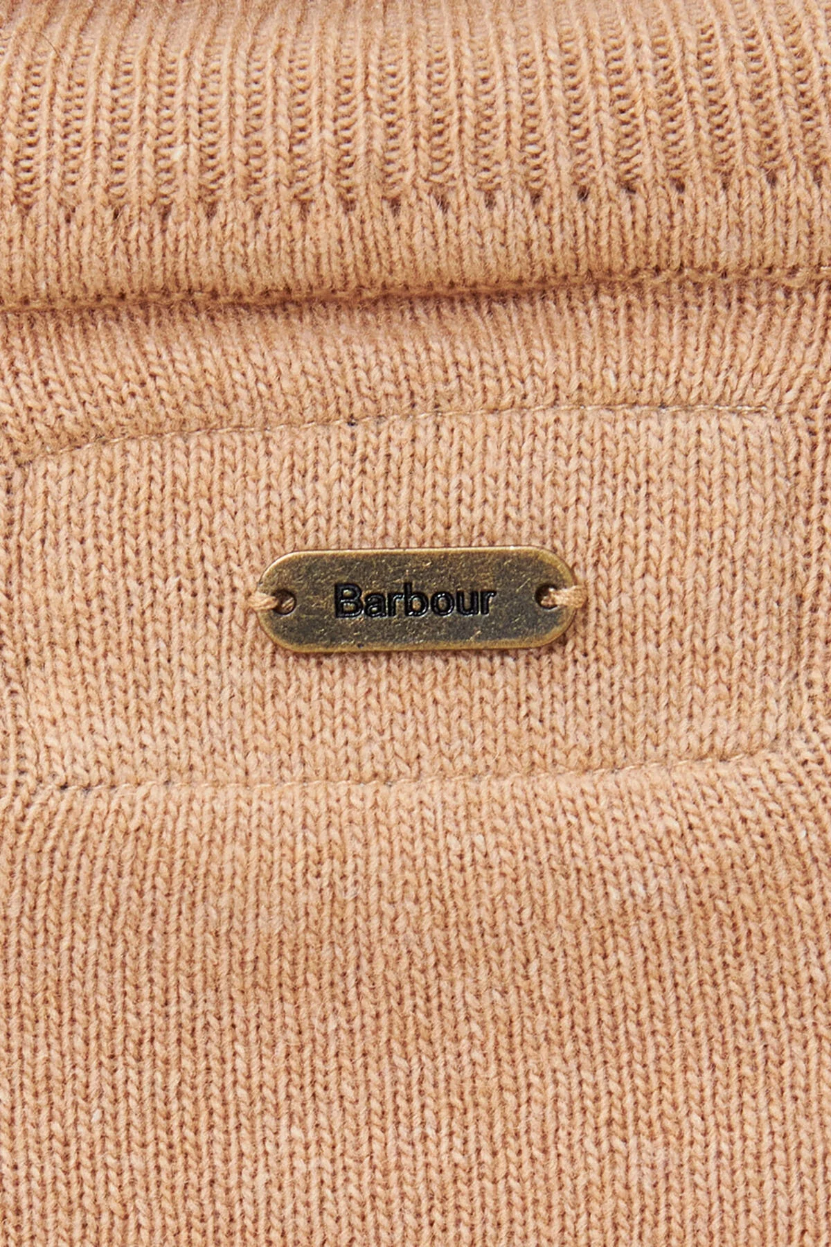 Roll Collar Sweater - CARAMEL HESSIAN TART