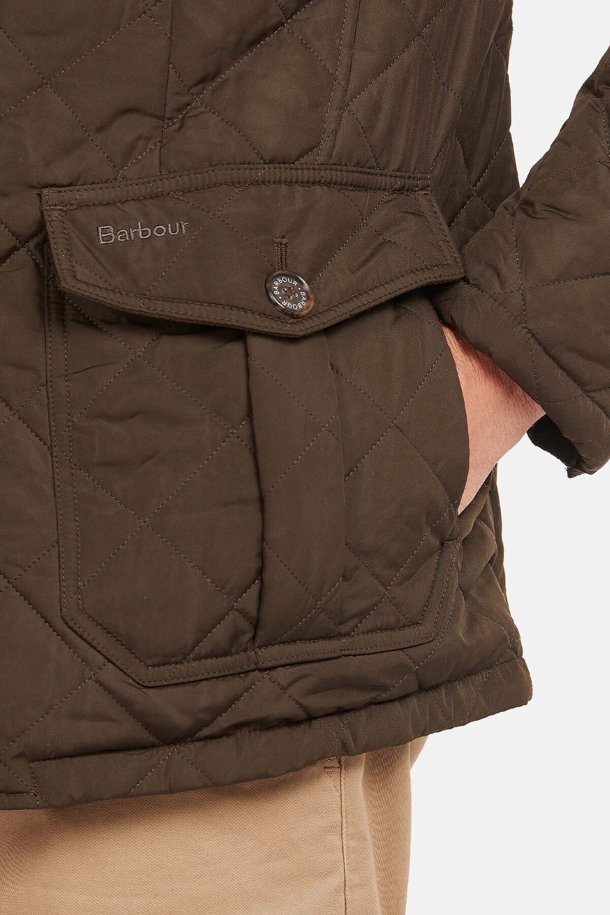 Quilted Lutz Jacket - OLIVE