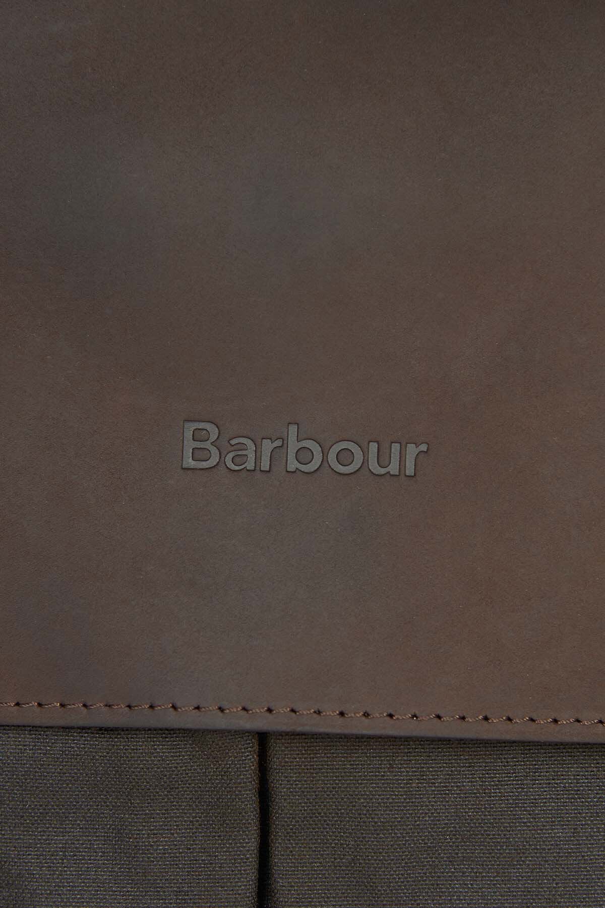 Wax Leather Briefcase - OLIVE