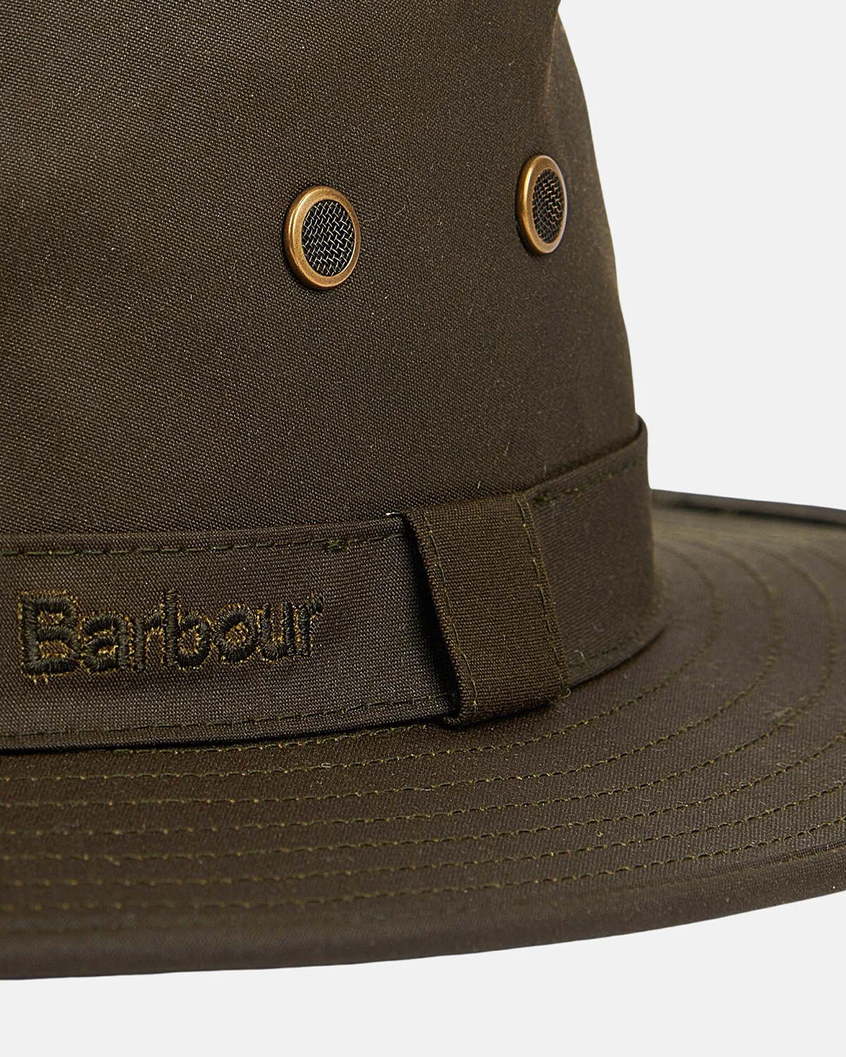 Dawson Wax Safari Hat - OLIVE