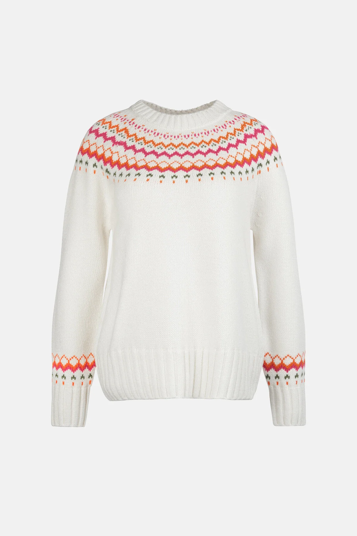 Tidal Crew Neck Knitted Jumper - ARAN