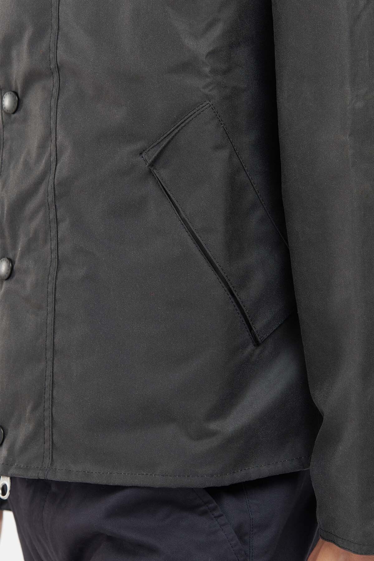 OS Transport Wax Jacket - GREY