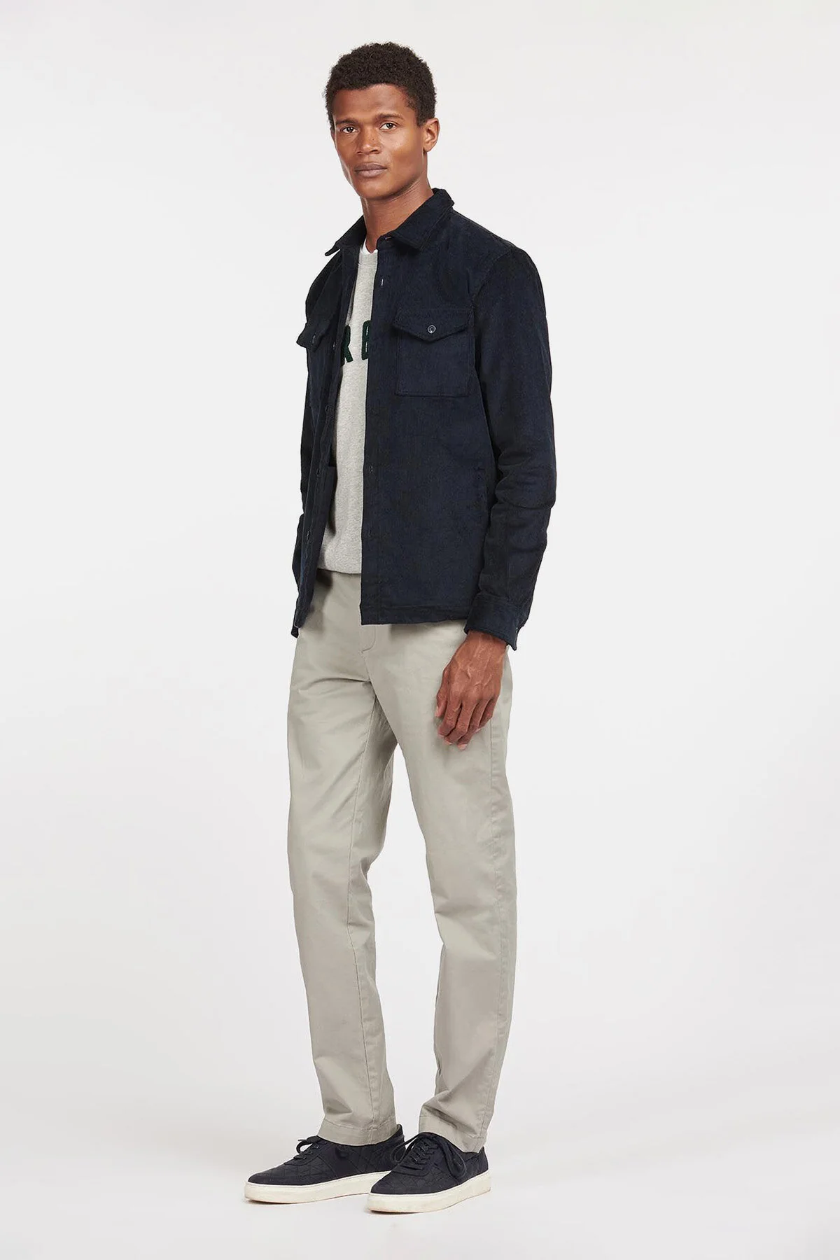 Cord Overshirt - NAVY