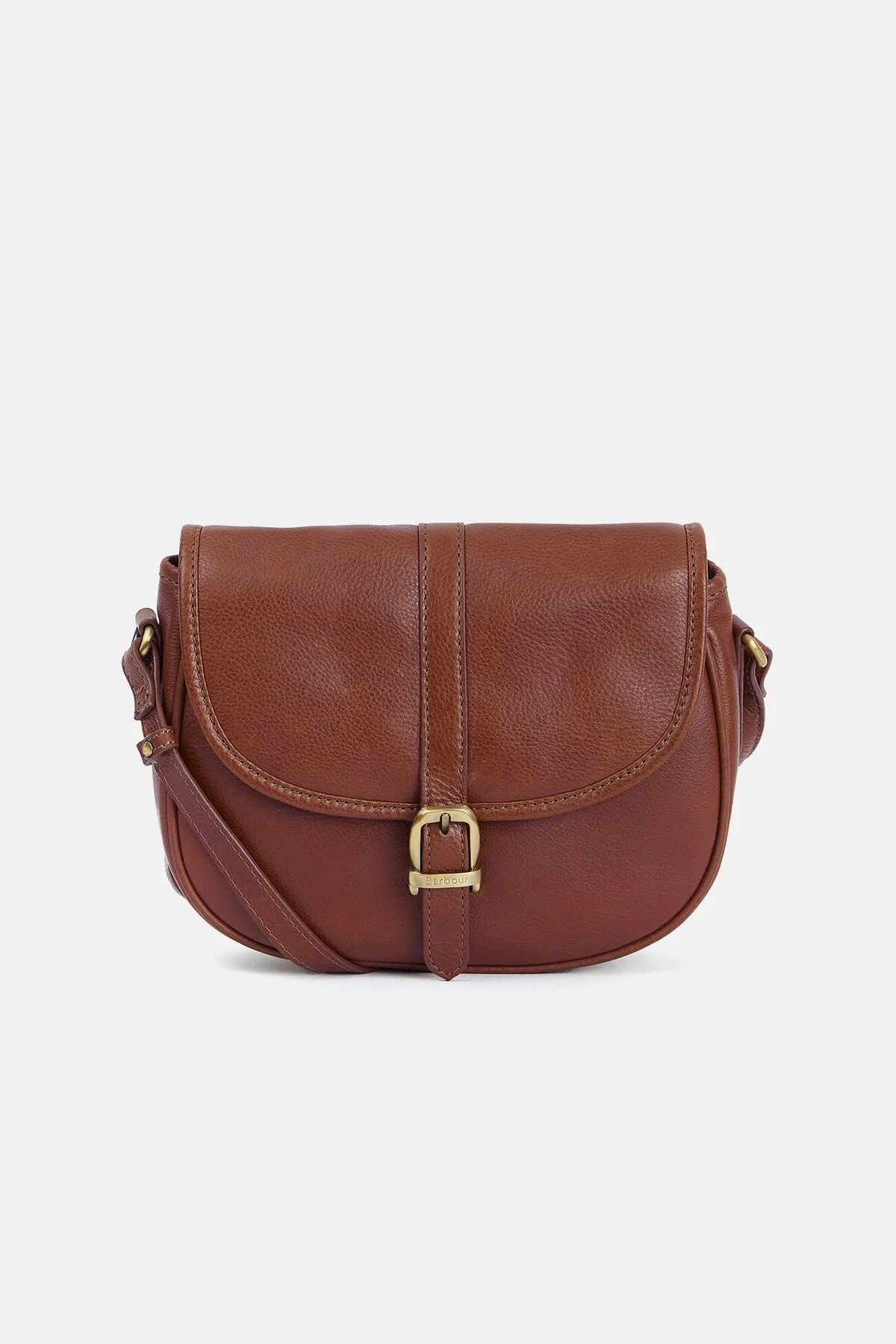 Laire Medium Saddle Bag - BROWN