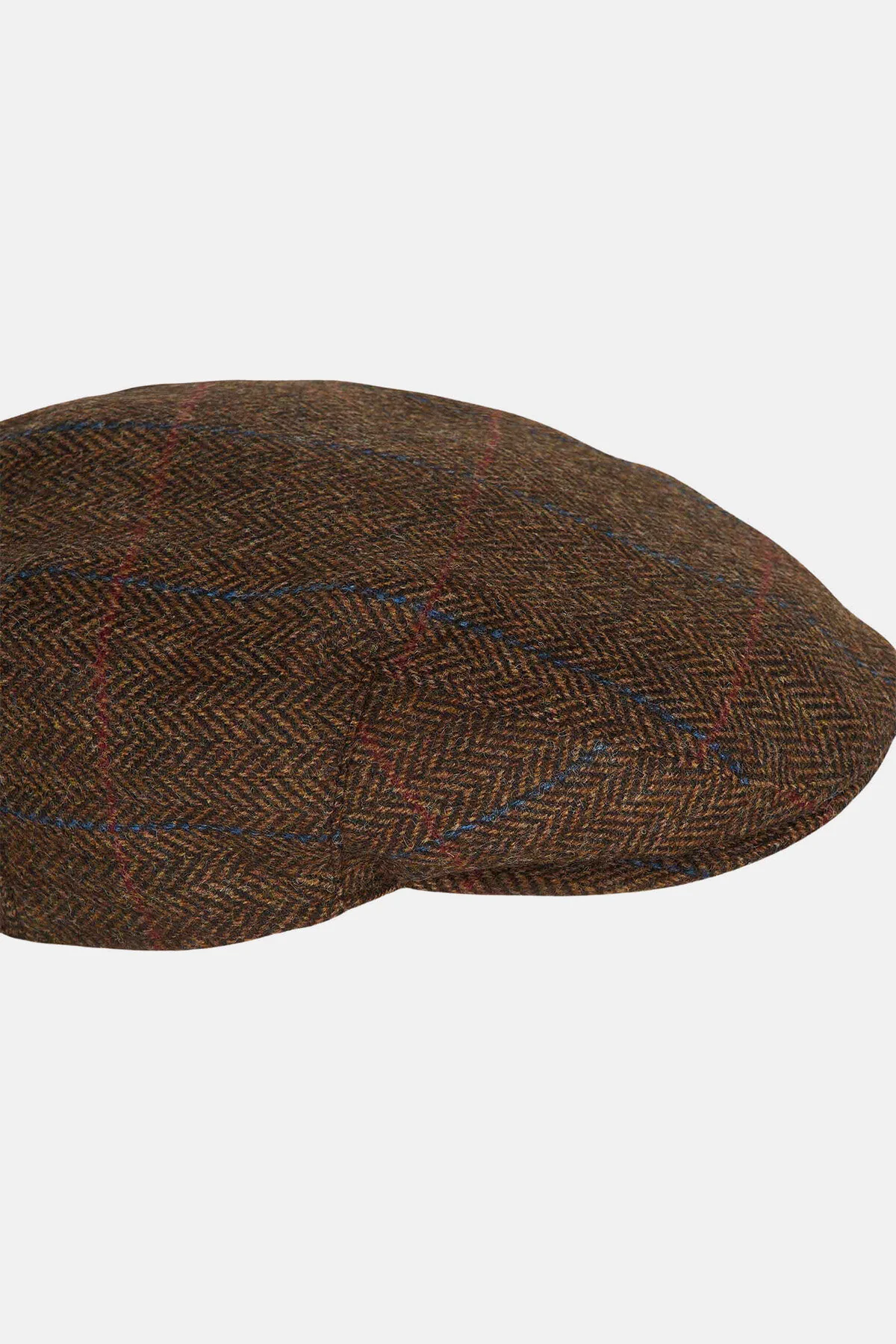 Tweed-wool Cap - DK BROWN