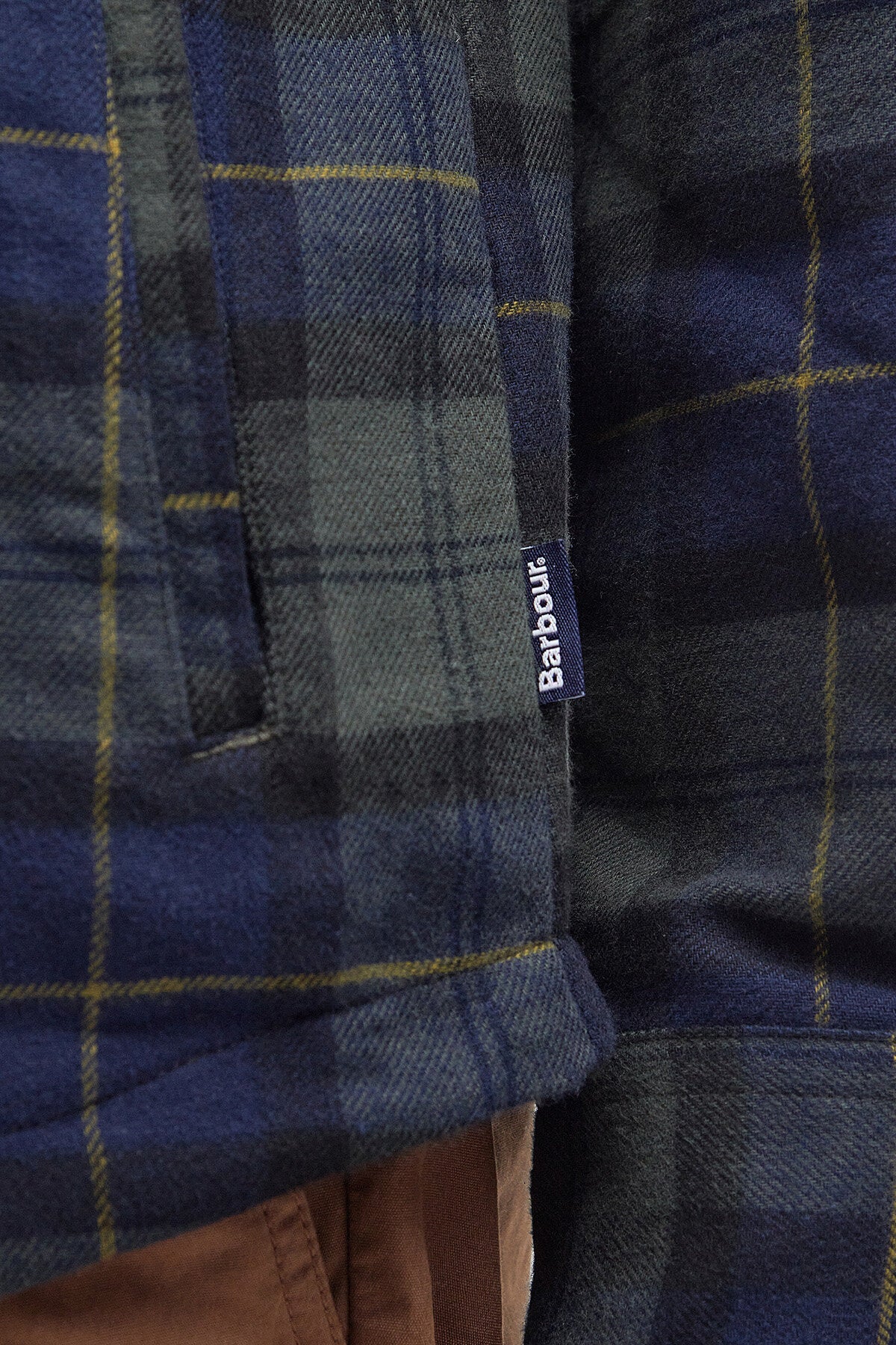 Cannich Overshirt - OLIVE NIGHT TARTAN