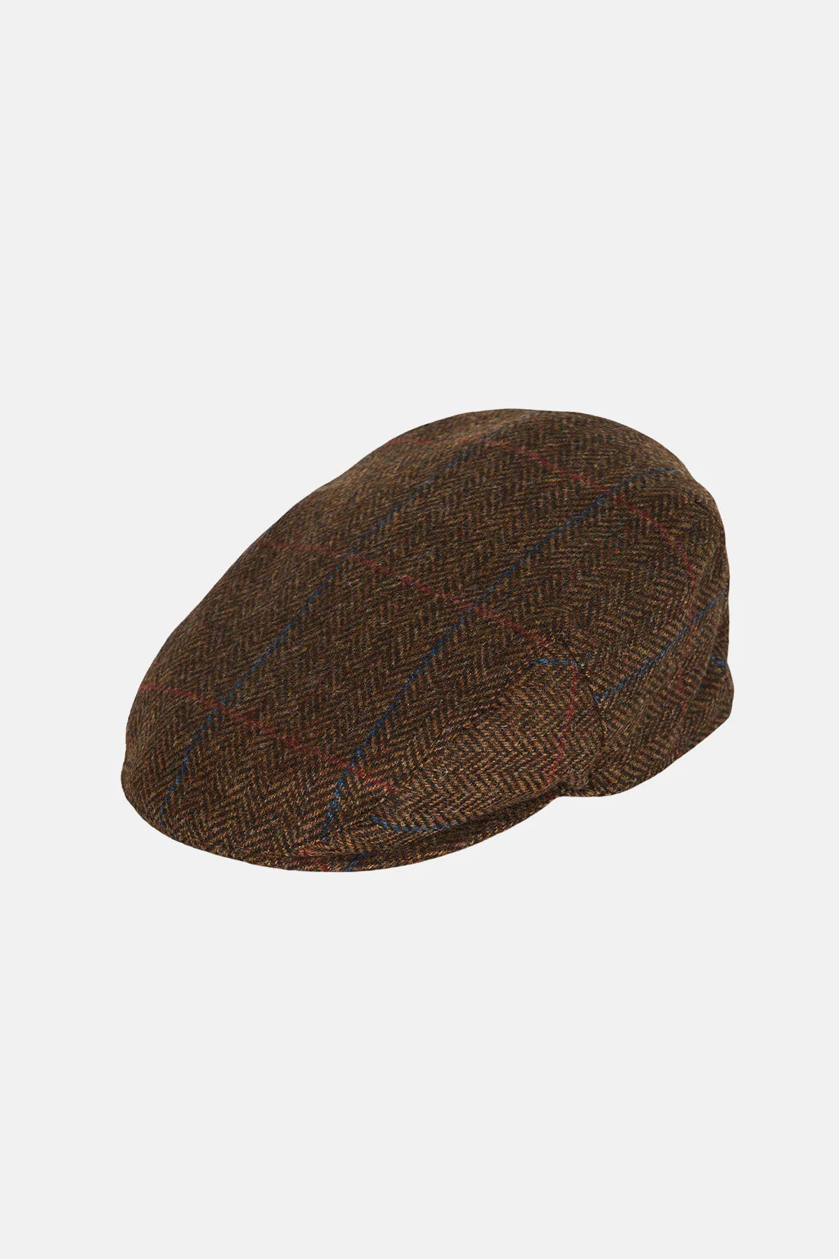 Tweed-wool Cap - DK BROWN