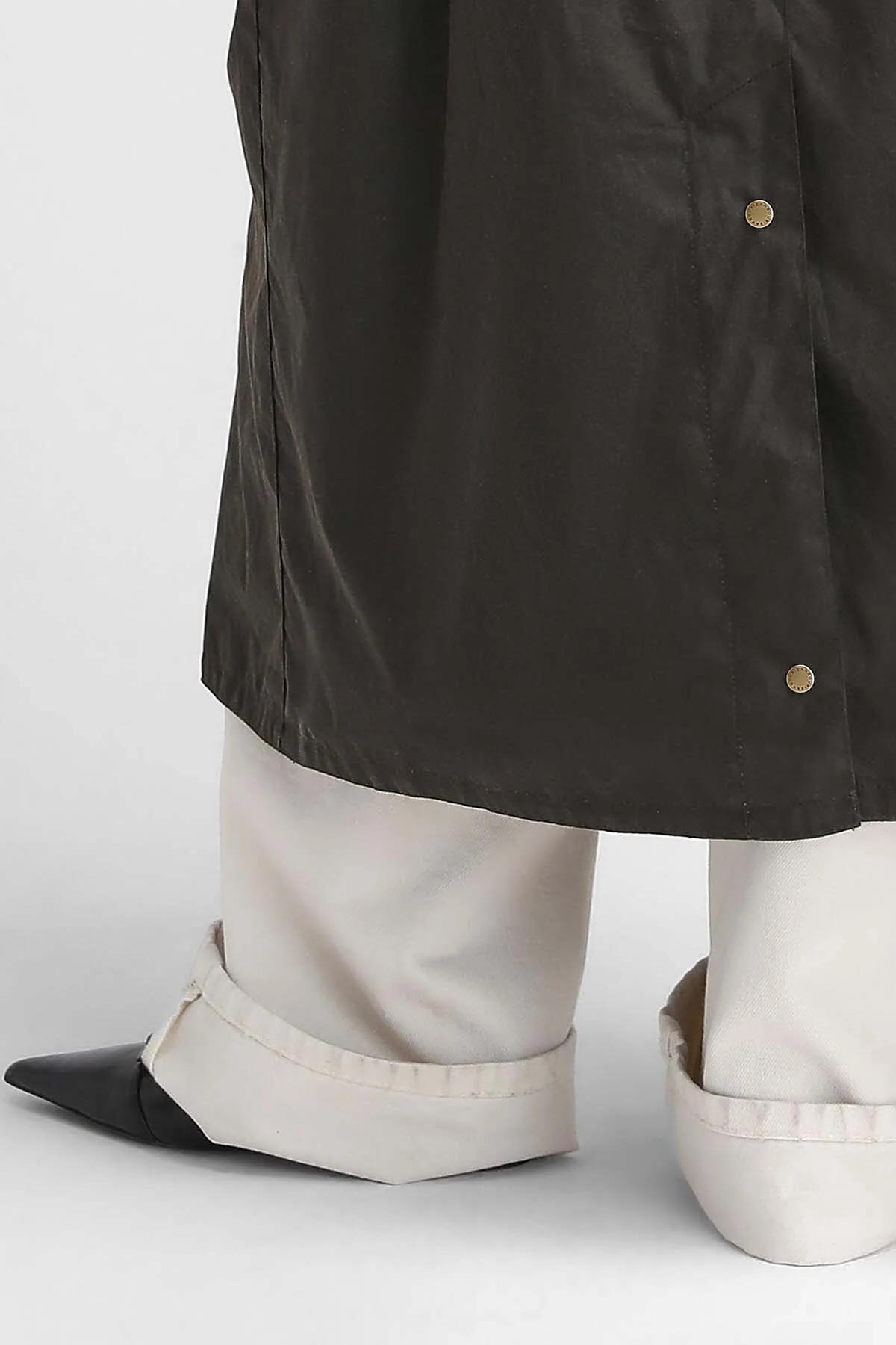 The Edit by Alexa Liam Waxed Parka - OLIVE/DRESS STEWART