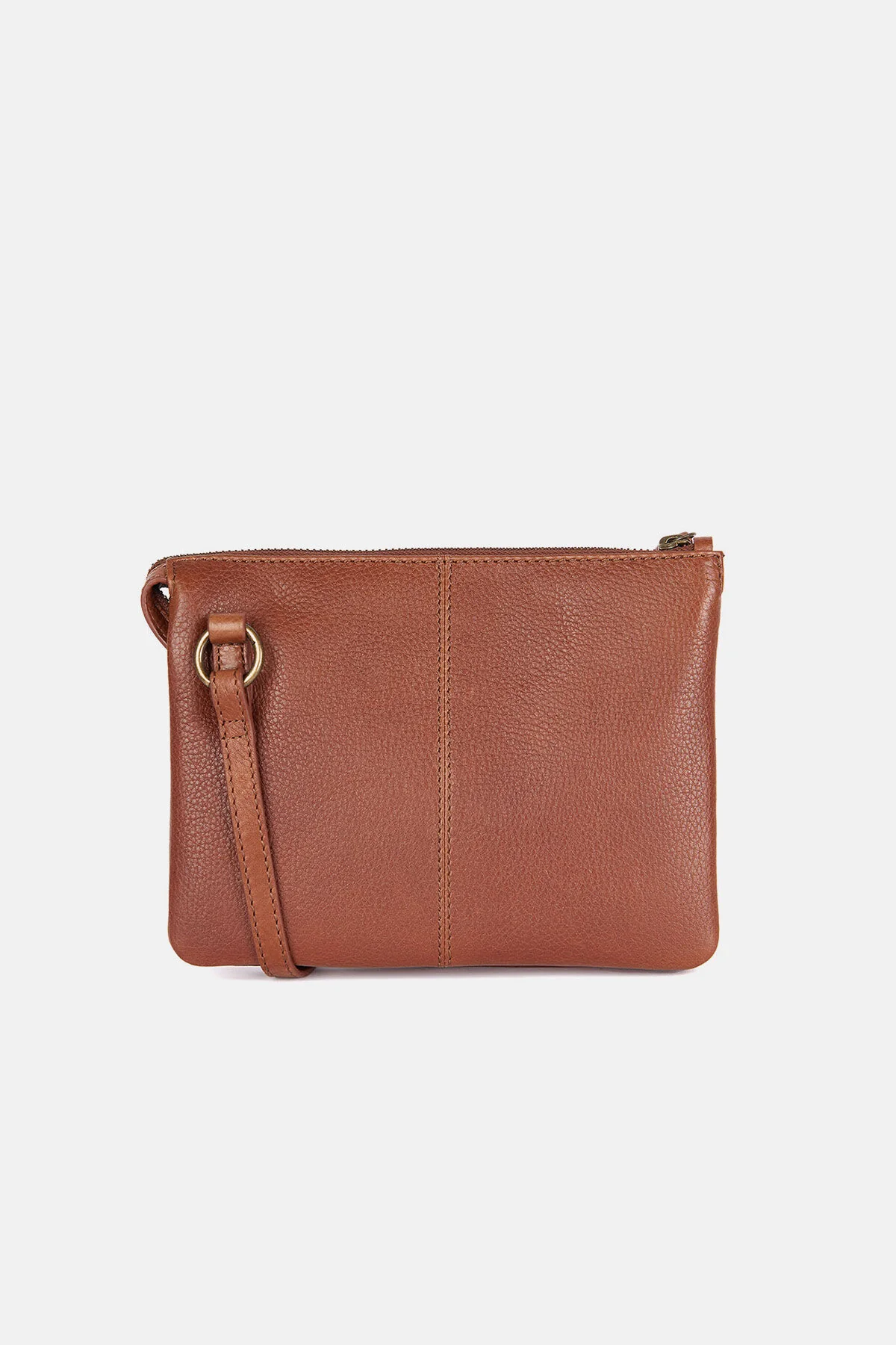 Lochy Leather Crossbody Bag - BROWN