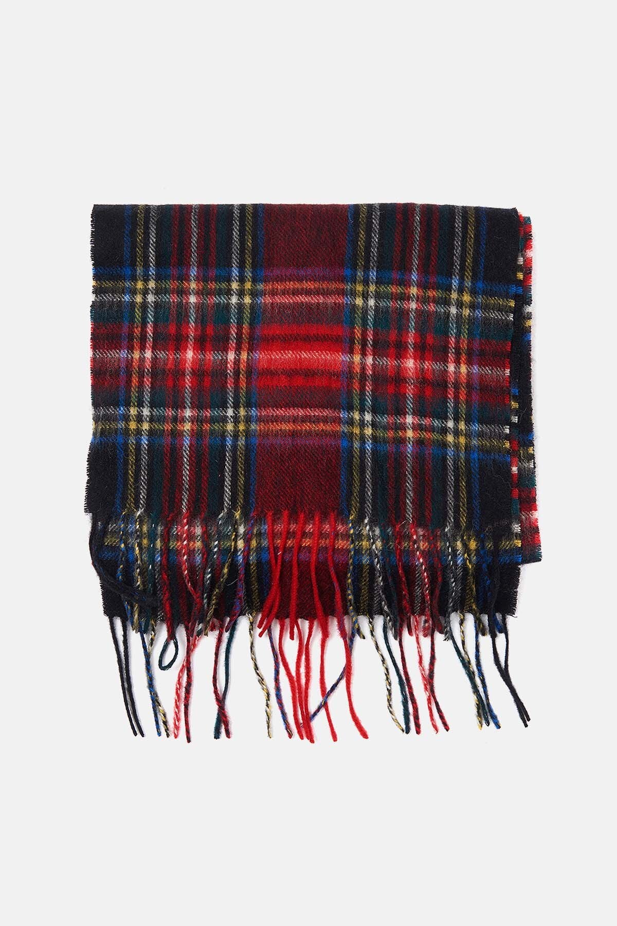 New Check Tartan Scarf - BLACK STEWART