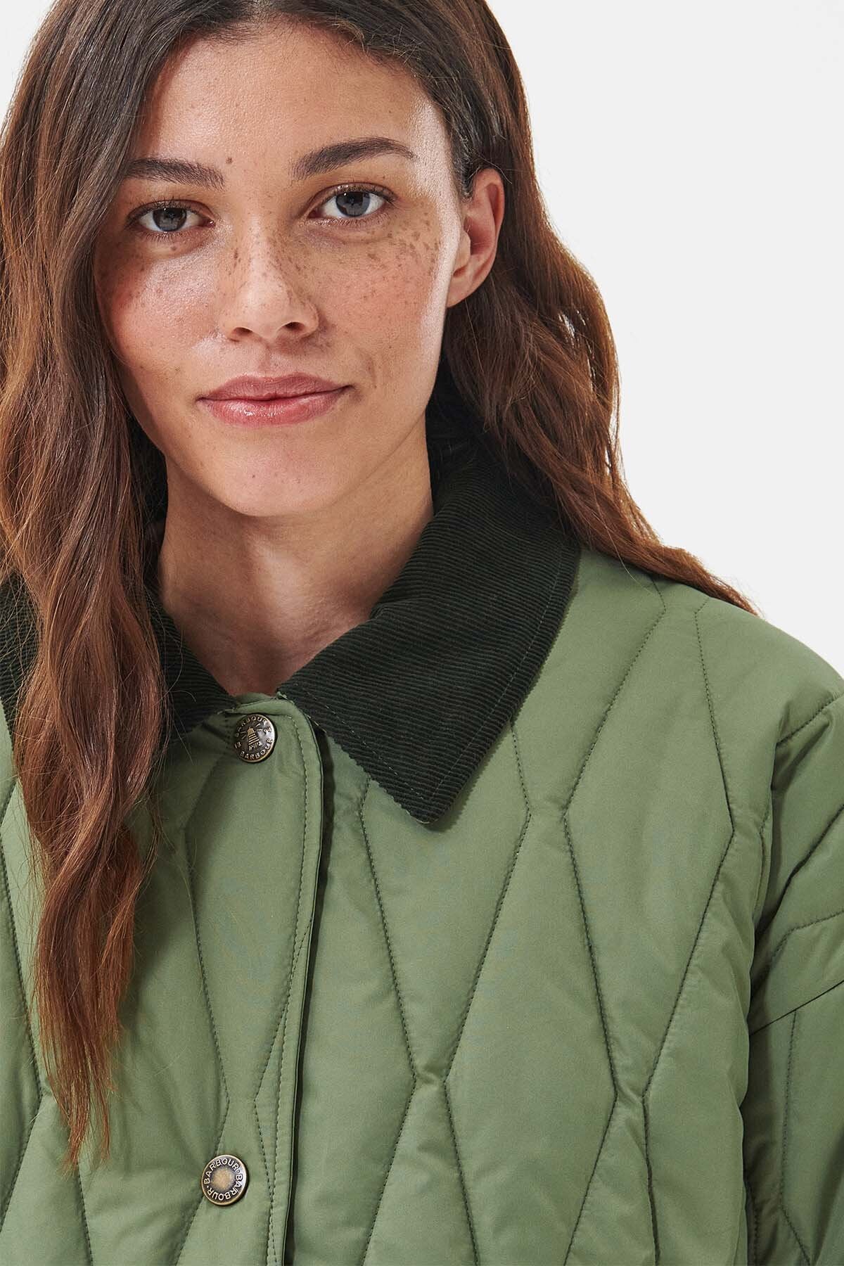 Delphinium quilt - OLIVINE