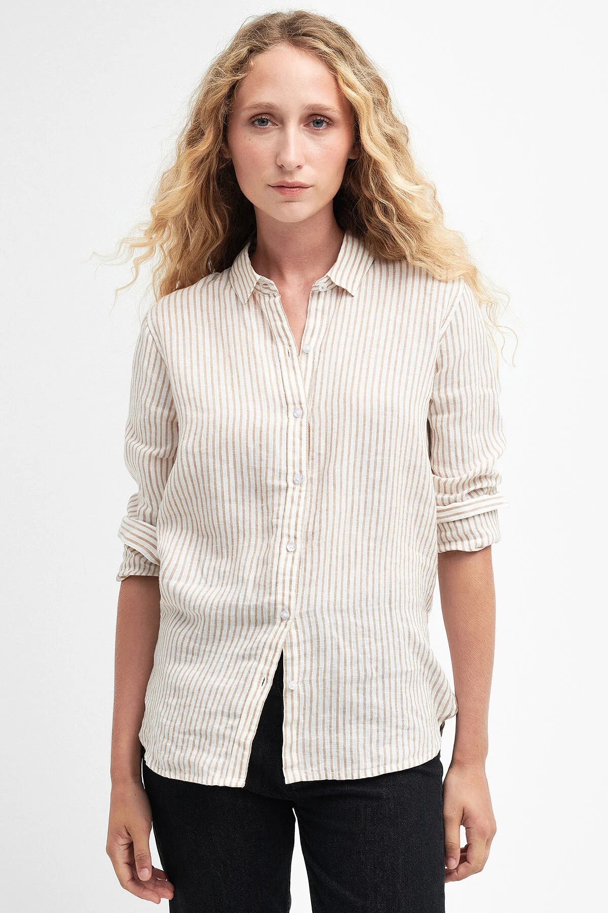 Marine Shirt - TANNIN STRIPE