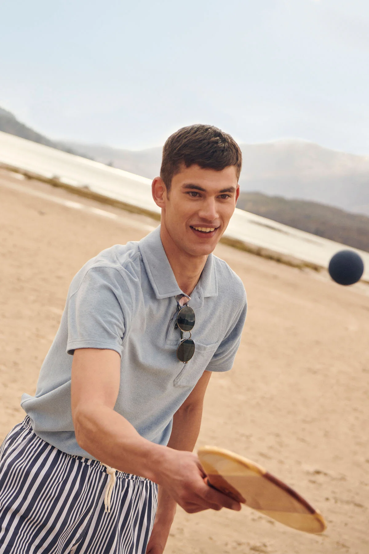 Cowes Polo Shirt - POWDER BLUE