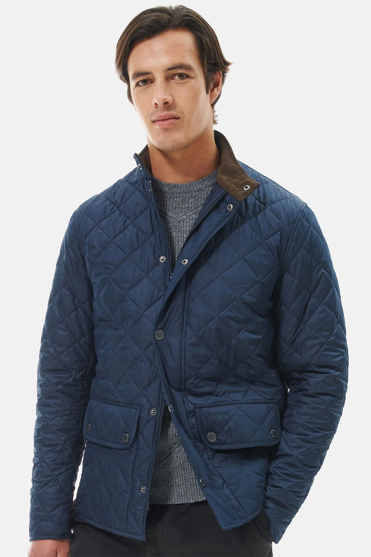 Lowerdale Quilted Jacket - NAVY