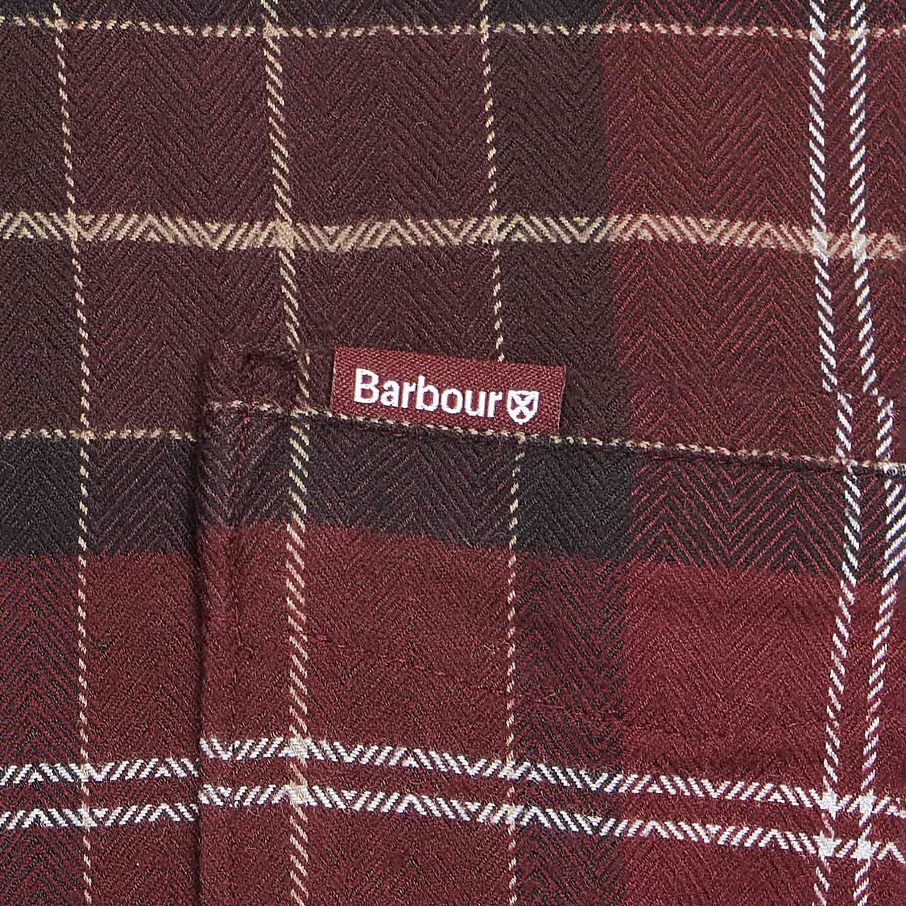Shirt with breast pocket - WINTER RED TARTAN