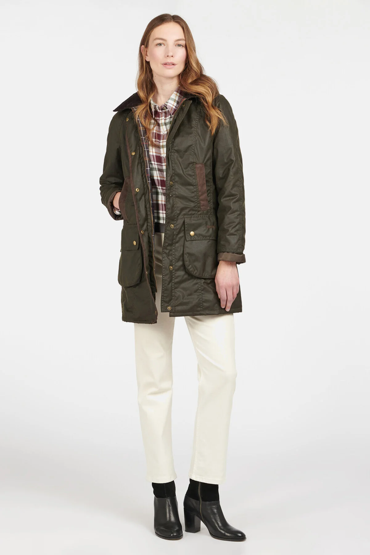 Bower Wax Jacket - OLIVE/CLASSIC