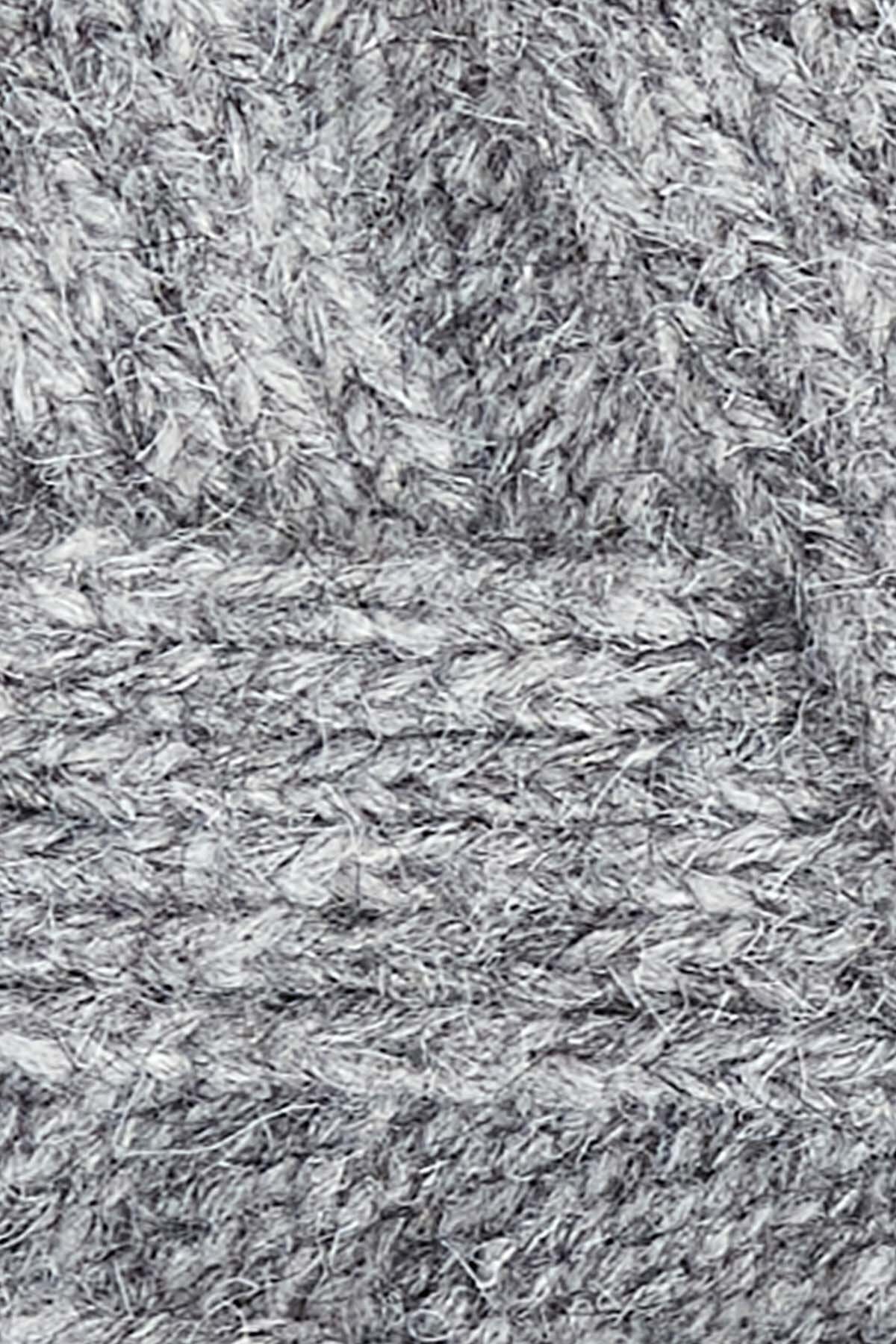 Dace Cable Knit Gloves - LT GREY