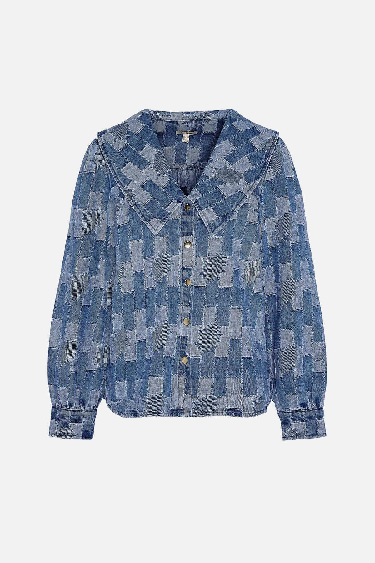 Bowhill Patchwork Denim Shirt - PATCHWORK DENIM