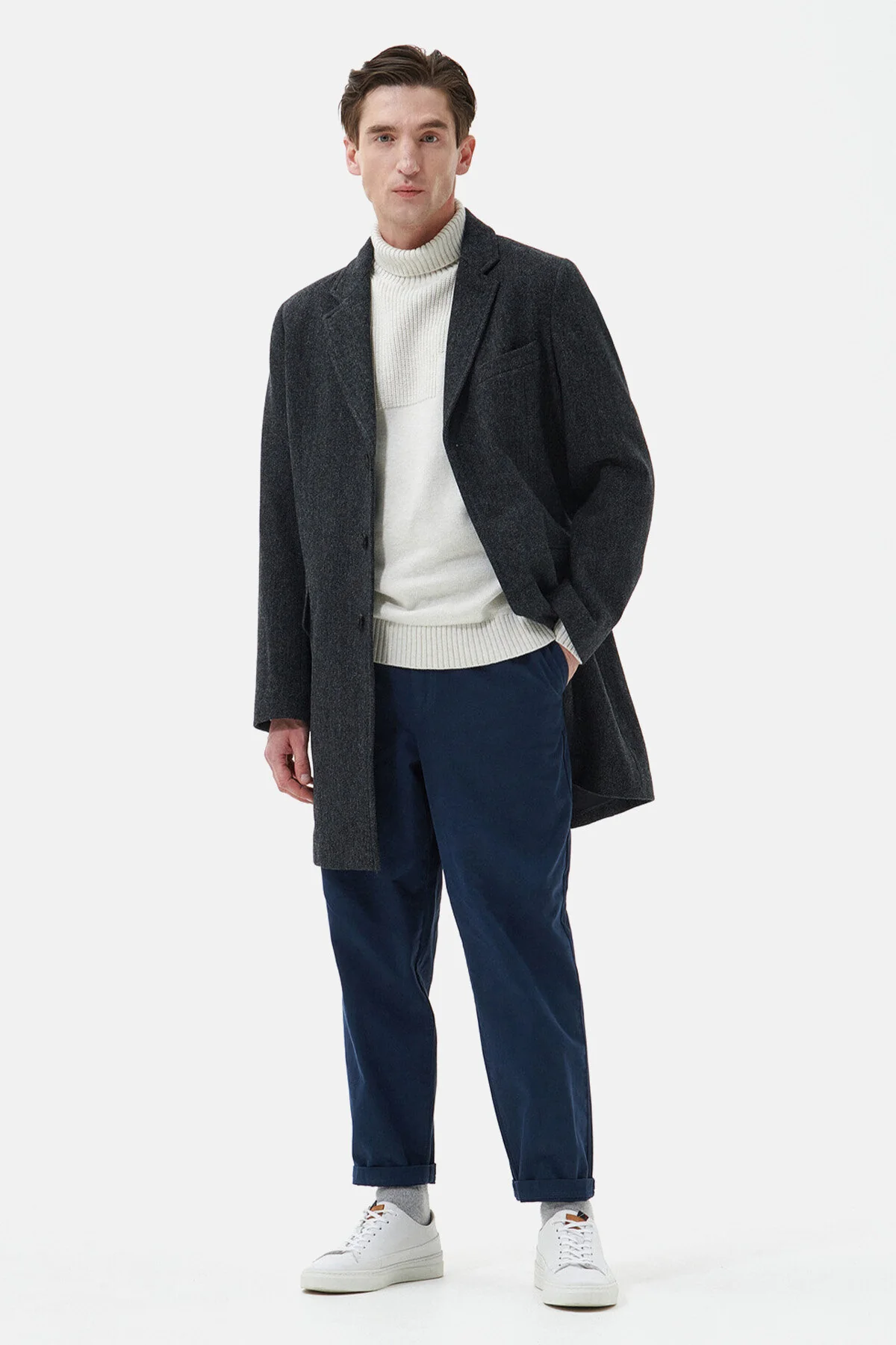Harrow Wool Jacket - CHARCOAL