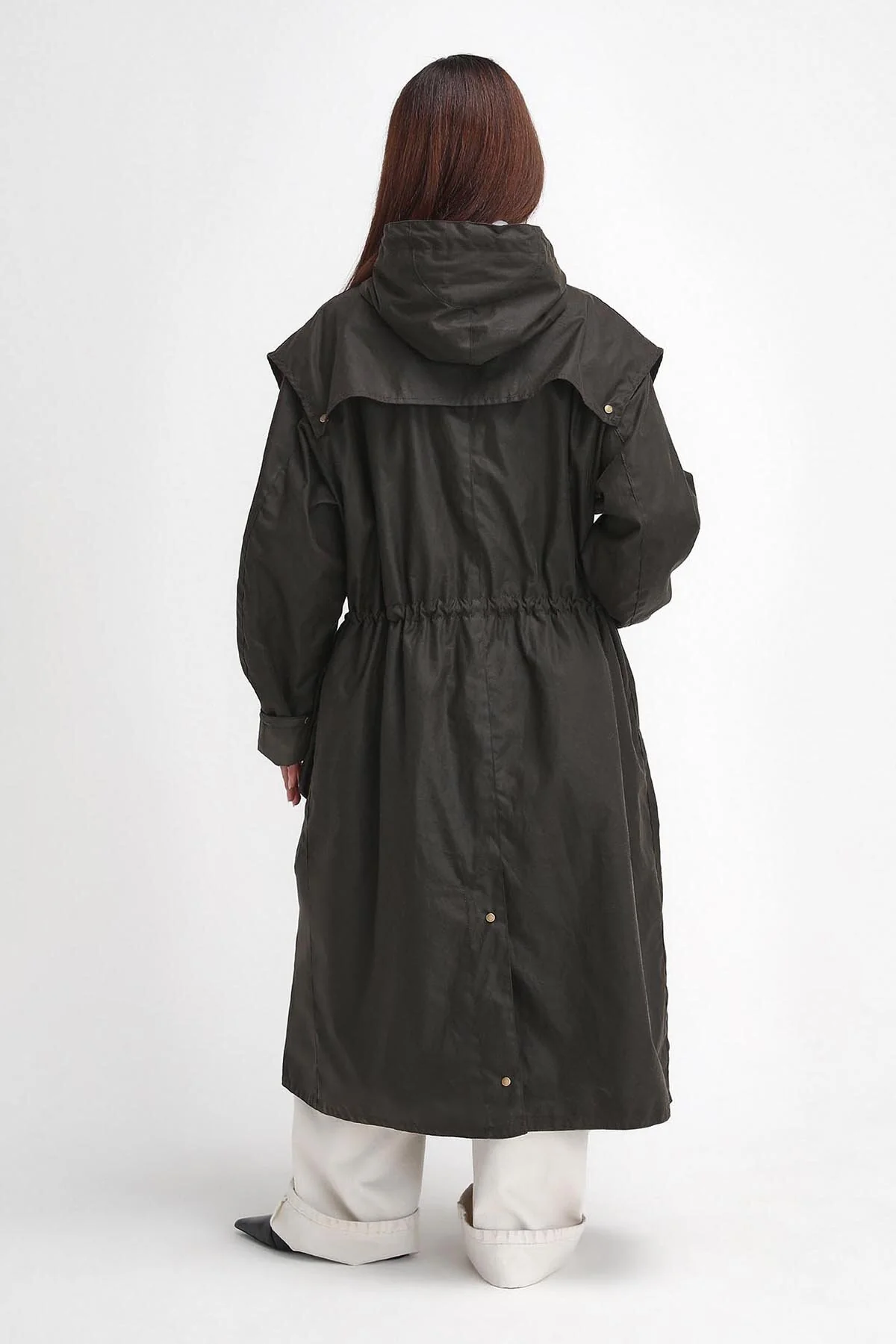 The Edit by Alexa Liam Waxed Parka - OLIVE/DRESS STEWART