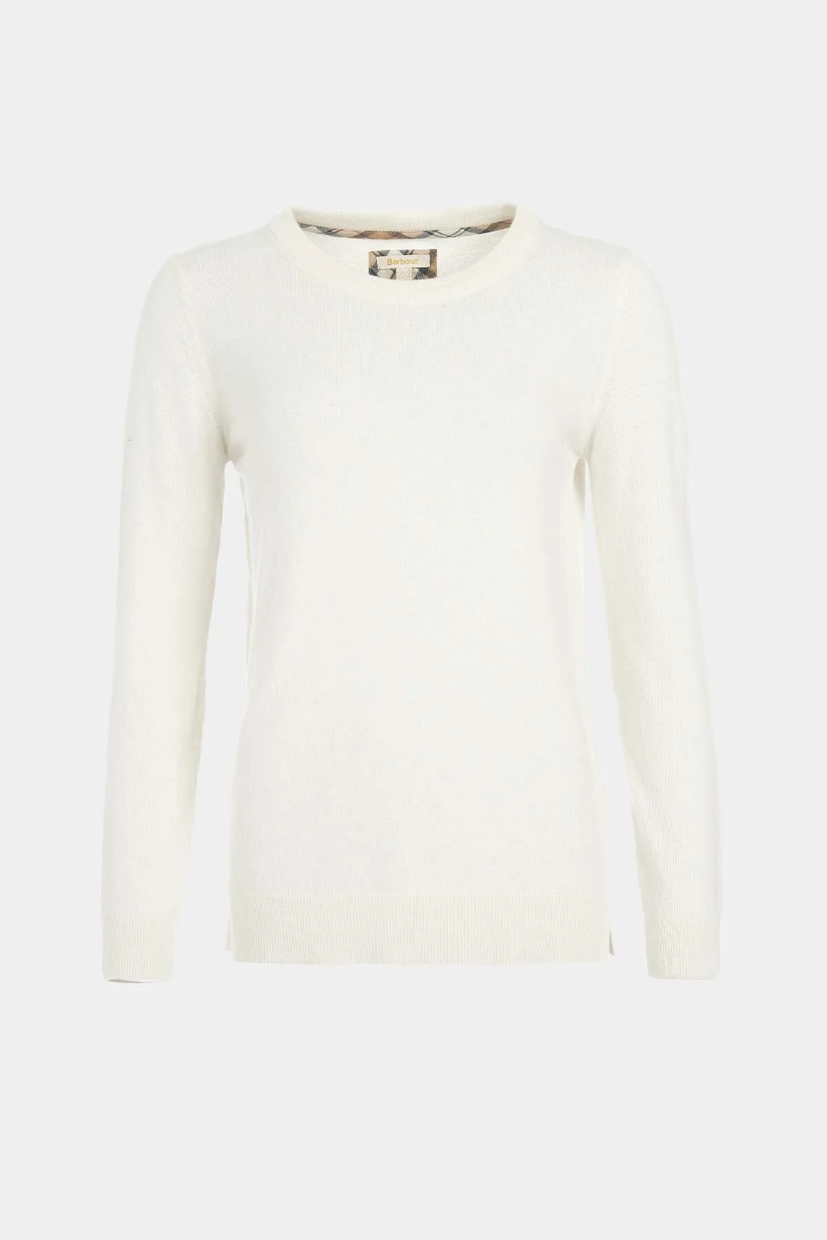 Wool and Cotton Sweater - CREAM HESSIAN TARTAR