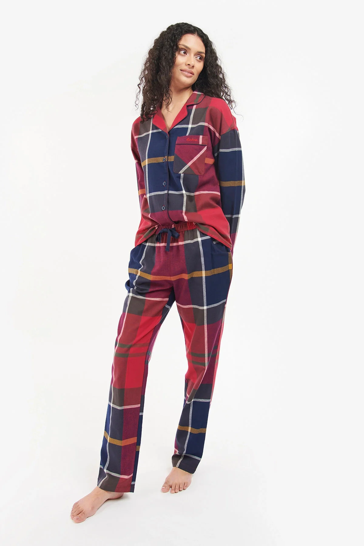 Large Scale Ellery PJ Set - LARGE RED TARTAN