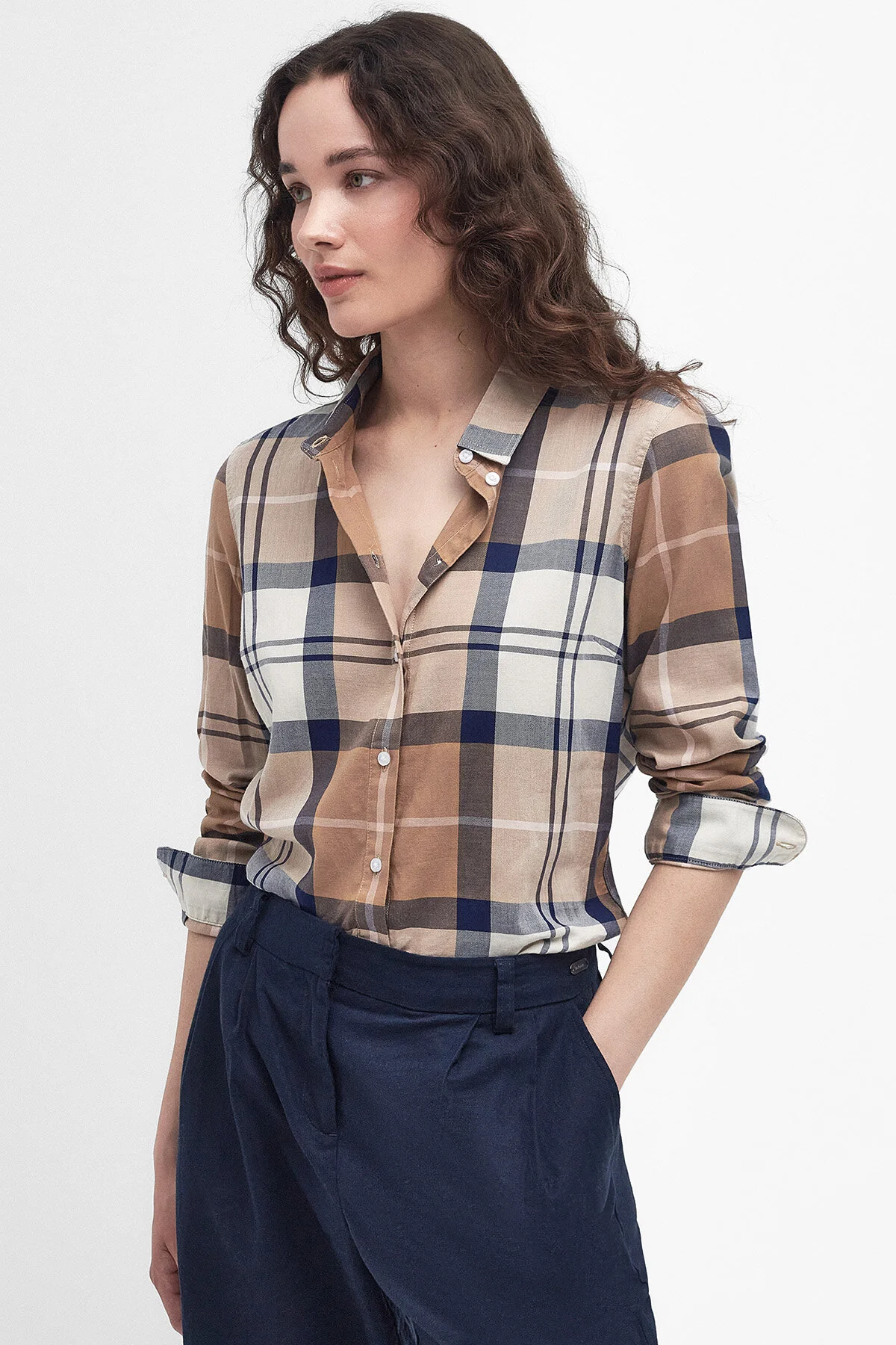 Bredon Shirt - PRIMROSE HESSIAN TAR