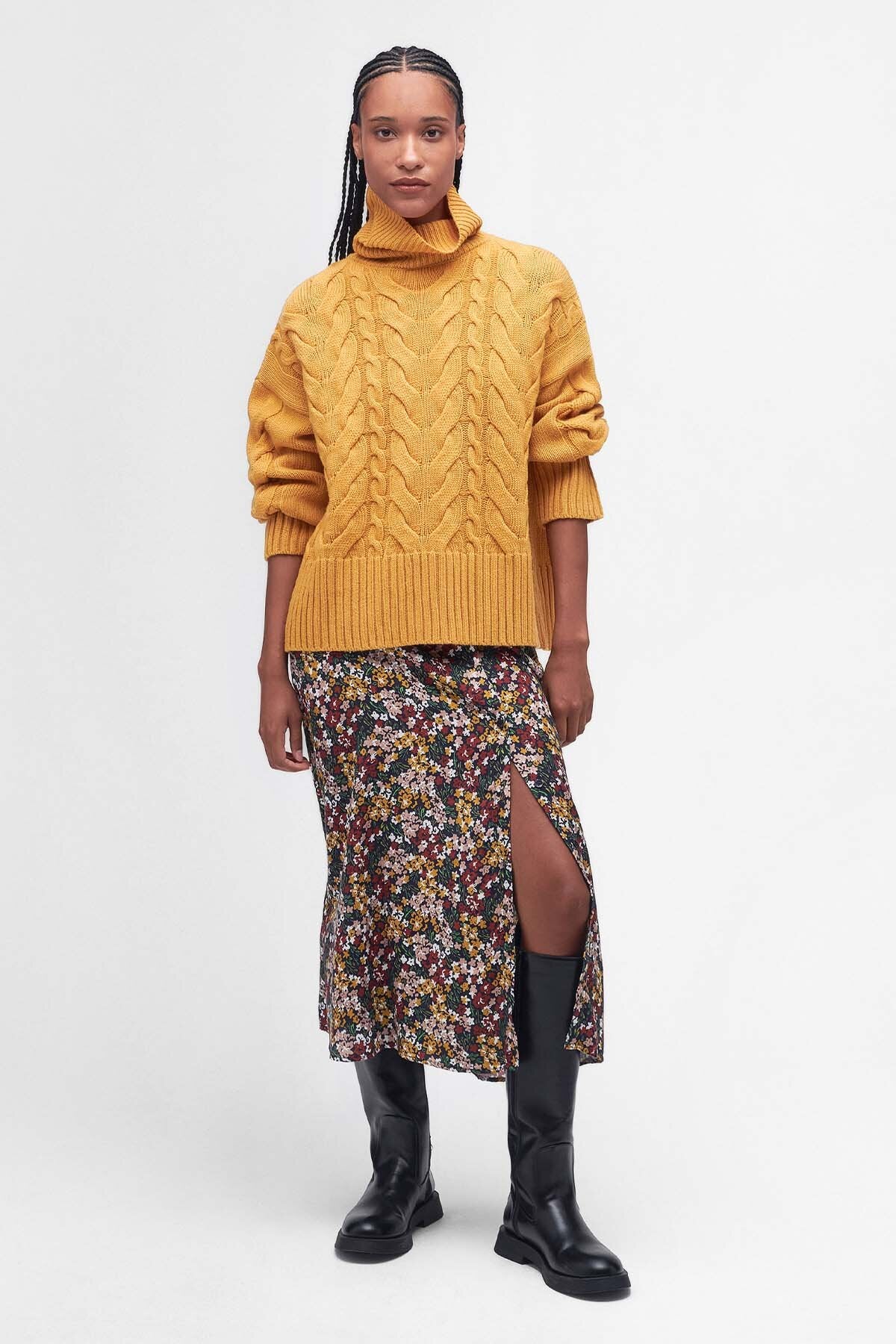 Woodlane Knitted Jumper - HARVEST GOLD